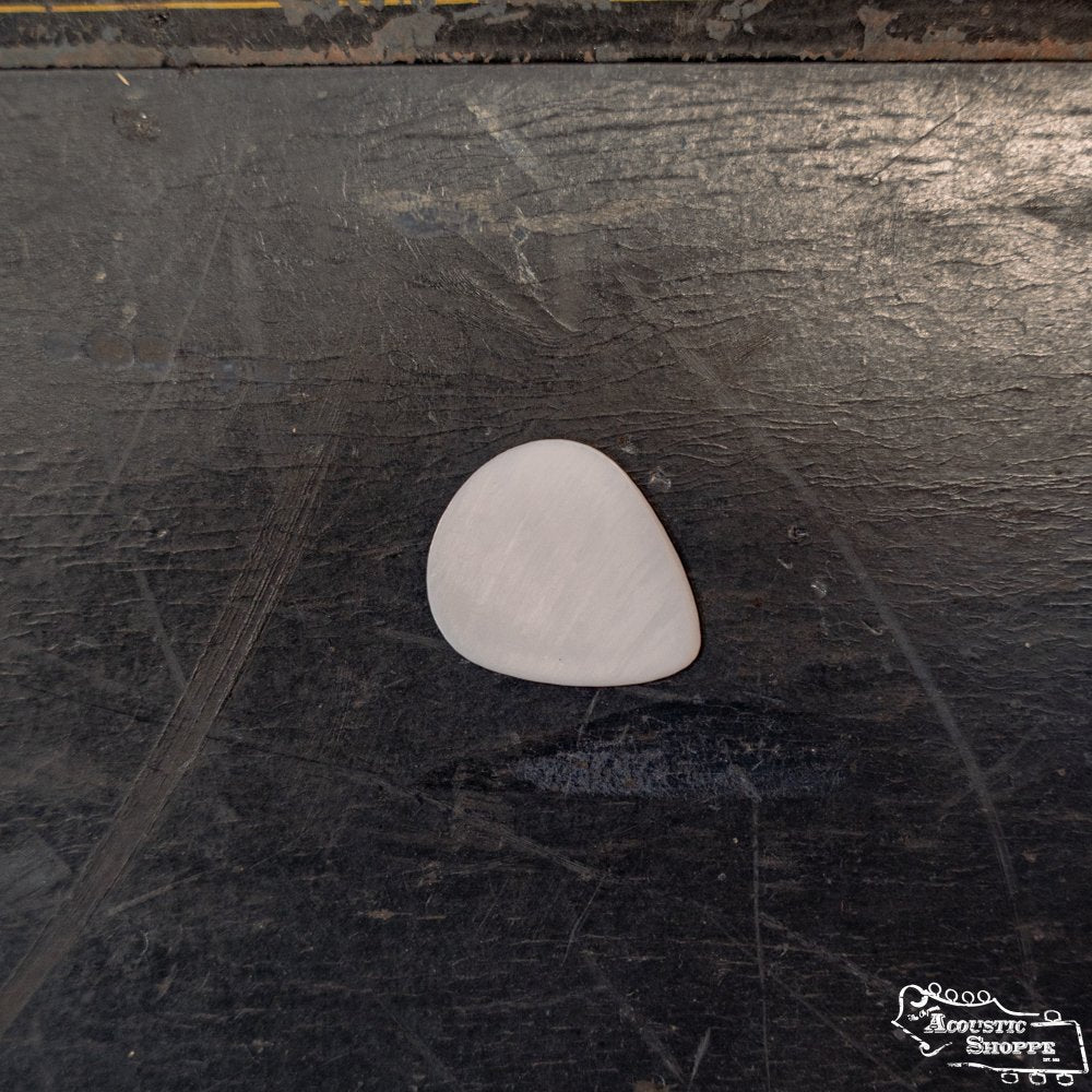 Wegen NH100 Bluegrass Acoustic Guitar Pick No Holes - Pack of 4, White, 1.0mm