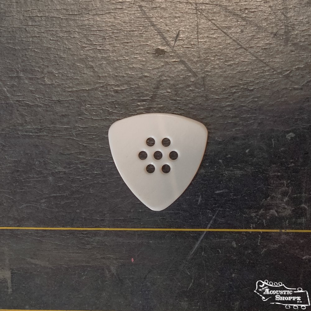 Wegen TF140 Triangular Acoustic Guitar Pick - Set of 2, White, 1.4mm