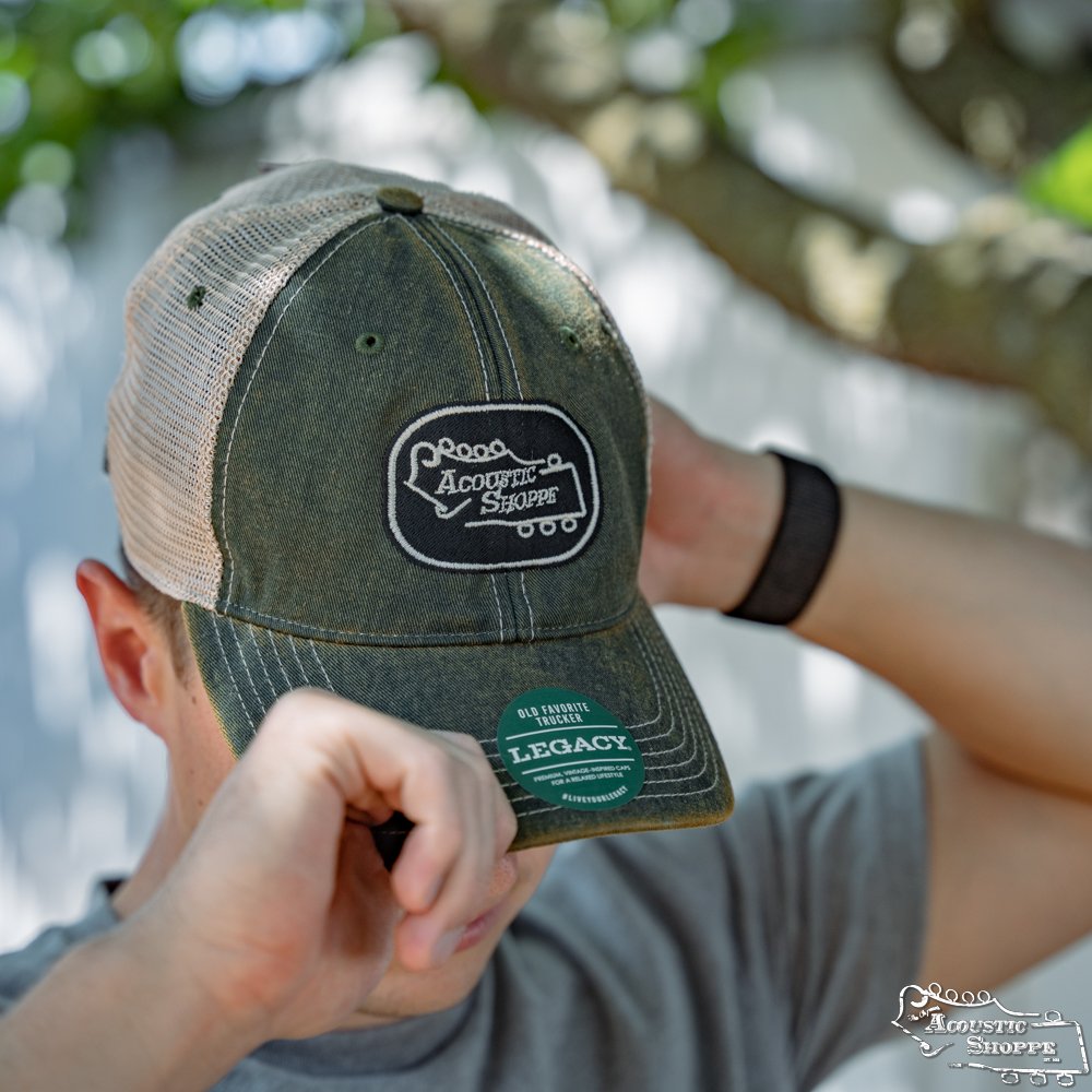 Acoustic Shoppe Legacy Badge Trucker Cap Dark Green / Black