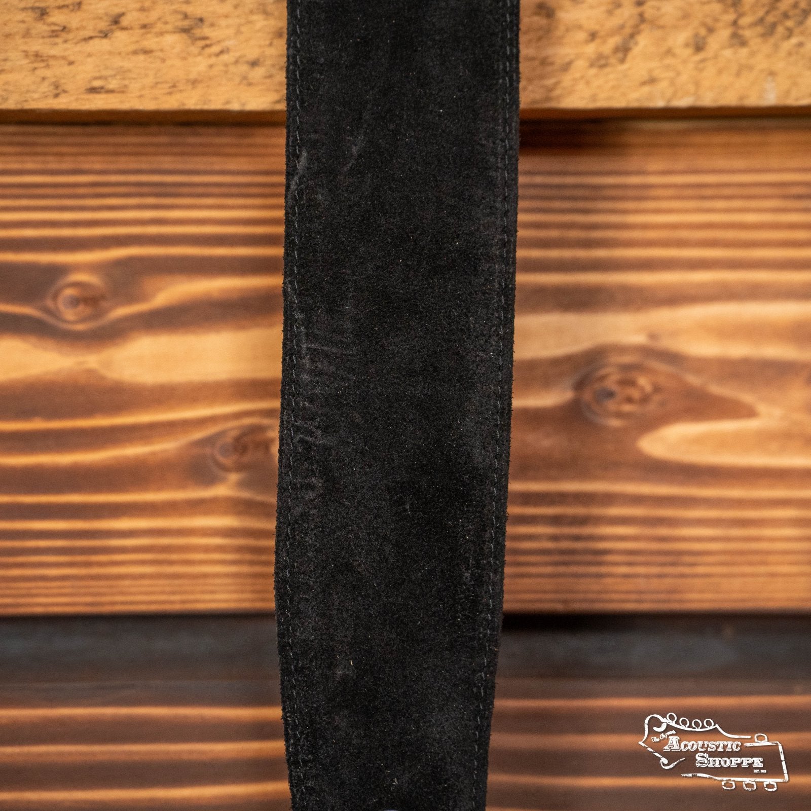 D'Addario 25SS00-DX Suede Guitar Strap - Black