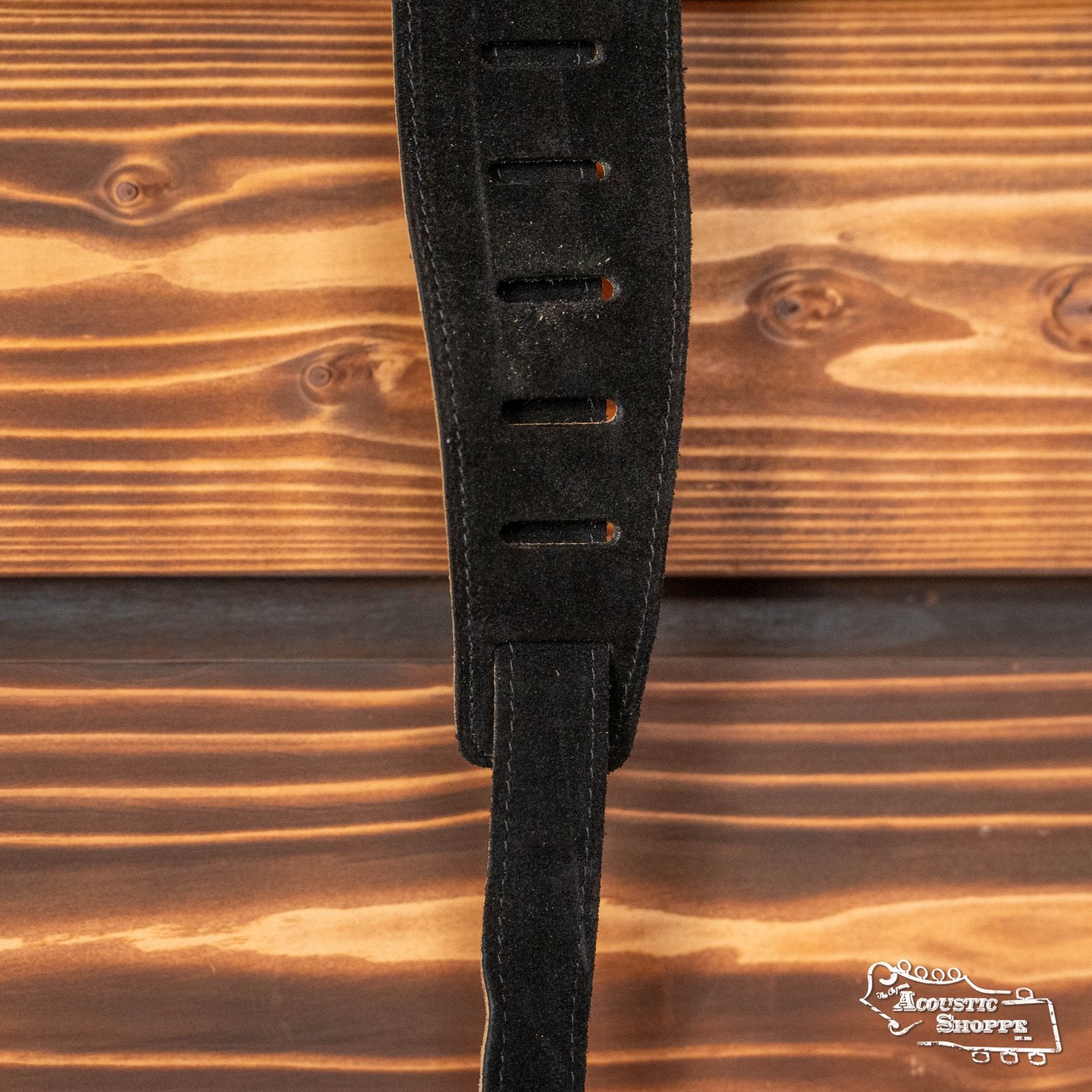 D'Addario 25SS00-DX Suede Guitar Strap - Black