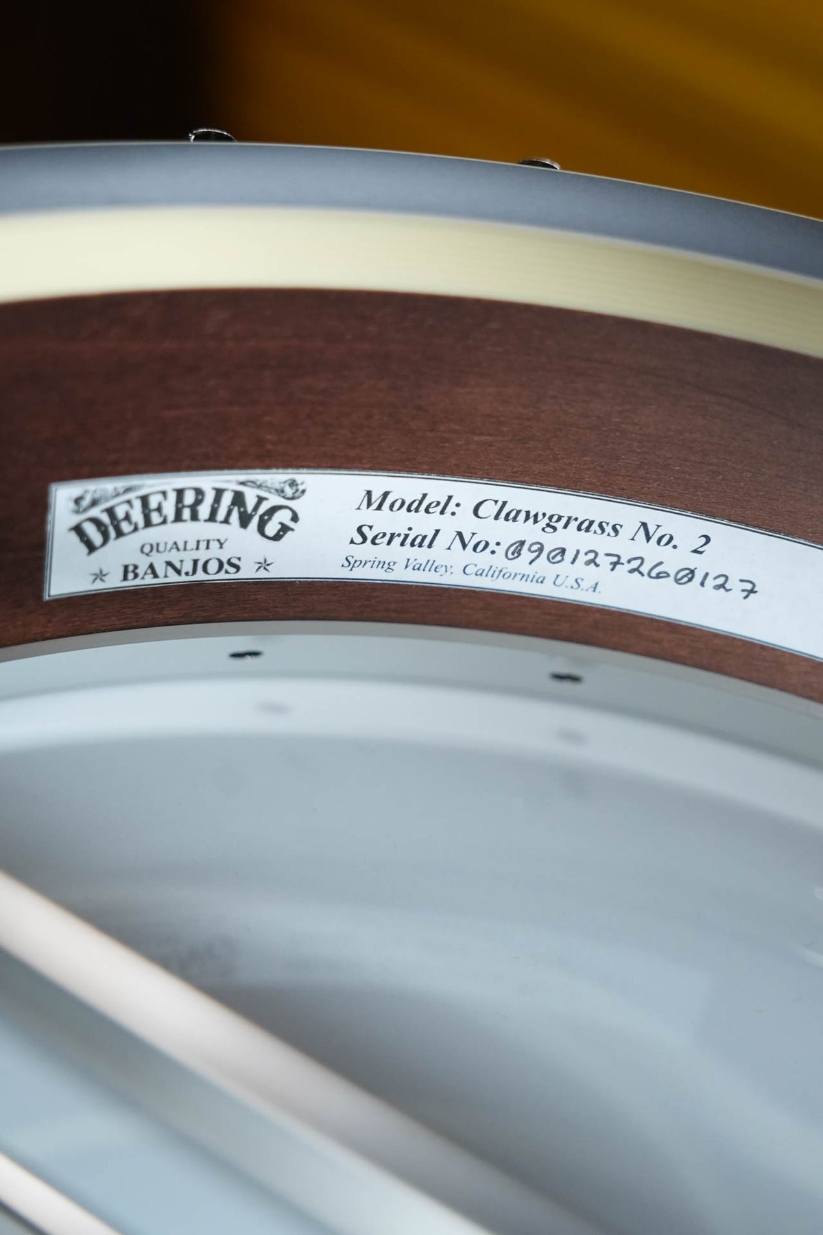 Deering Clawgrass No.2 5-String Banjo #0127
