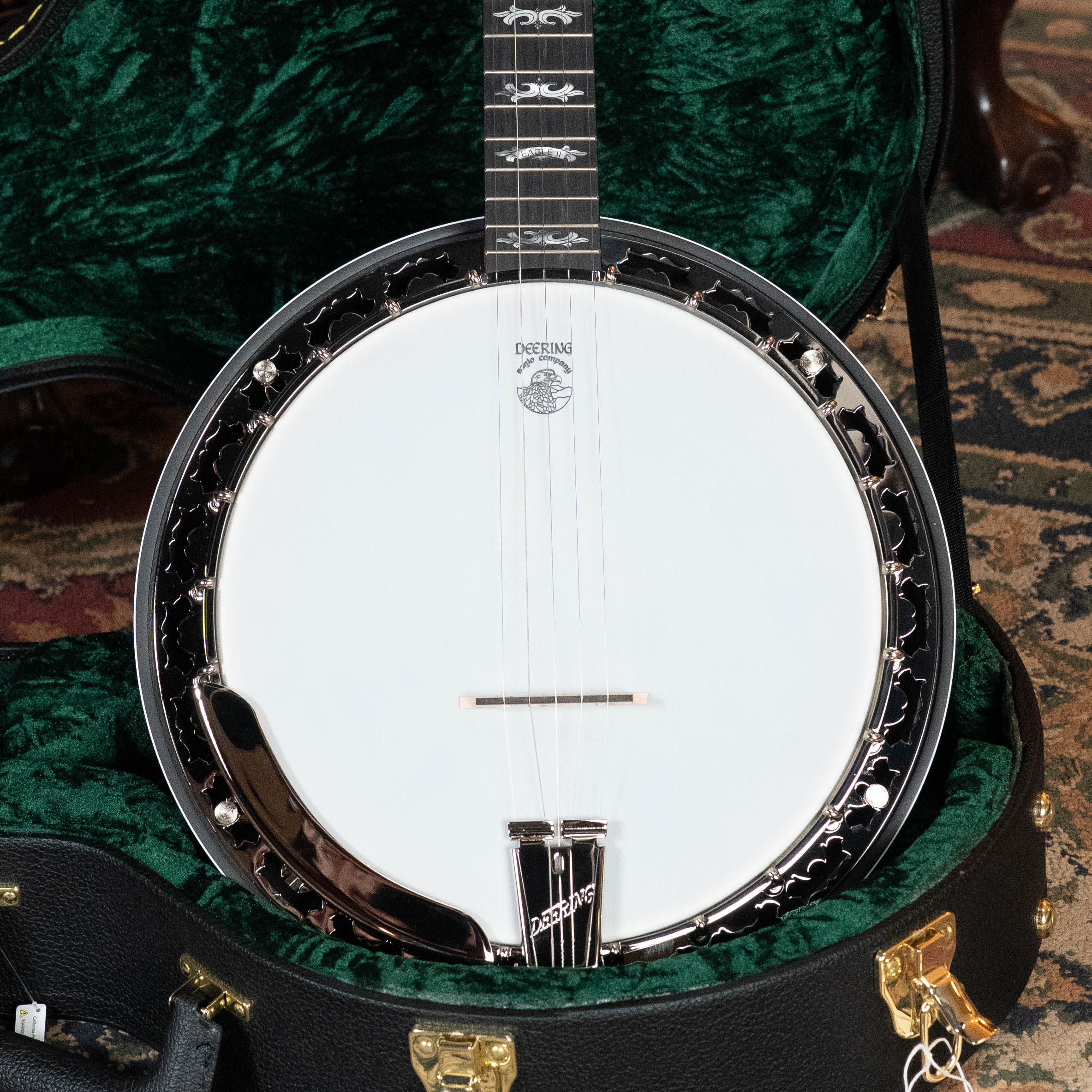 Deering Eagle II 5-String Resonator Banjo w/Spikes Installed #2259