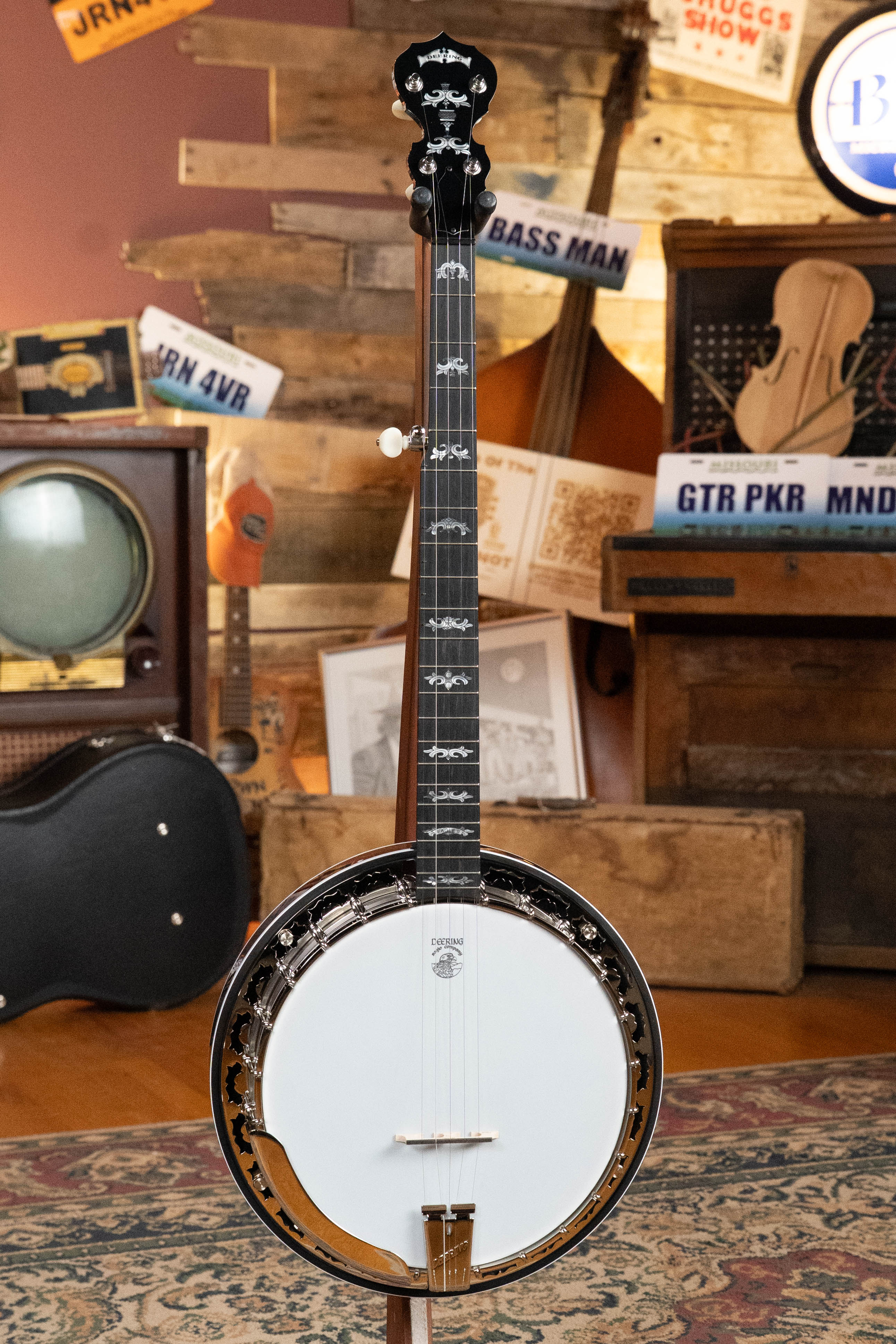 Deering Eagle II 5-String Resonator Banjo w/Spikes Installed #2259