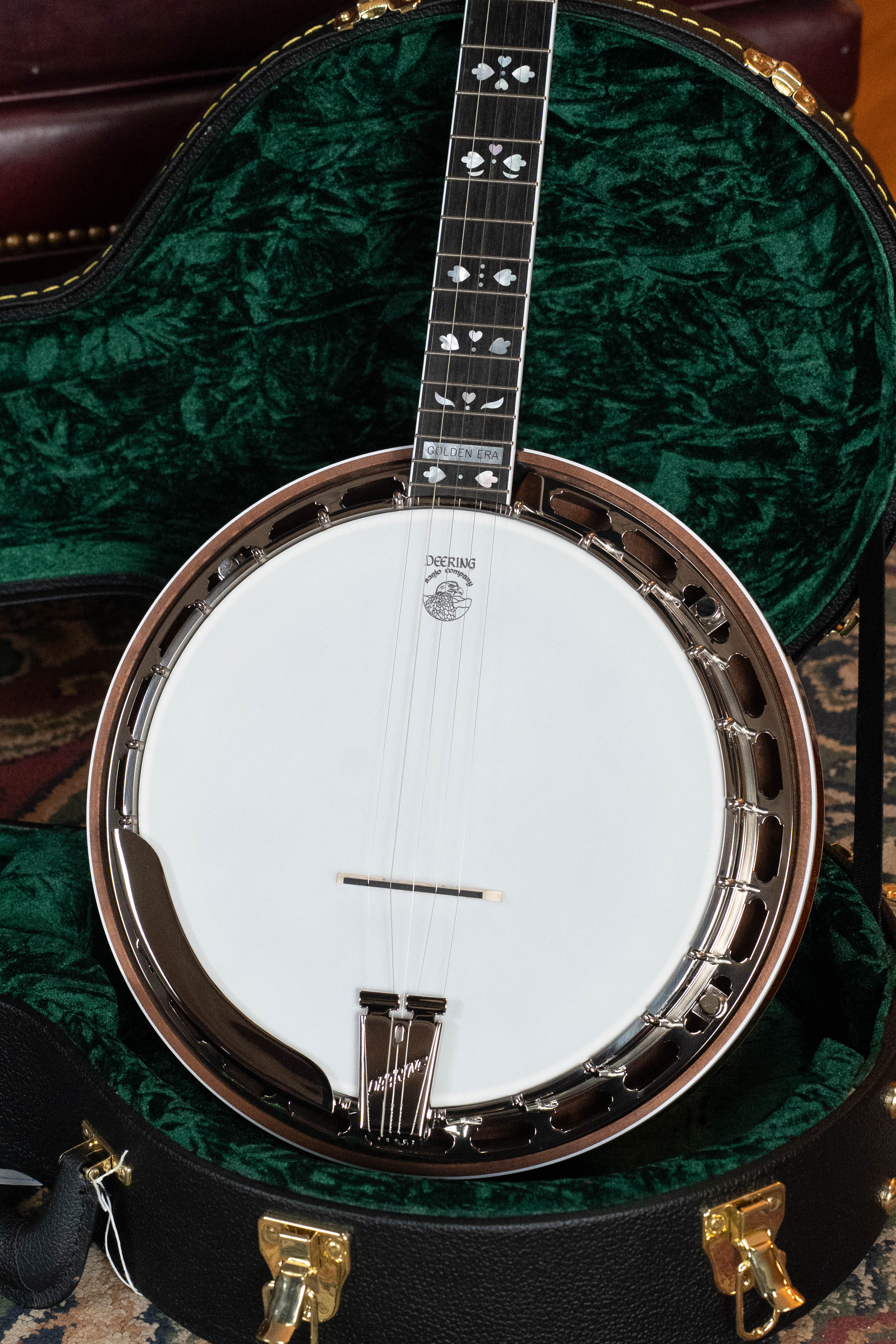 Deering Golden Era 5-String Resonator Banjo w/Spikes Installed #BB46