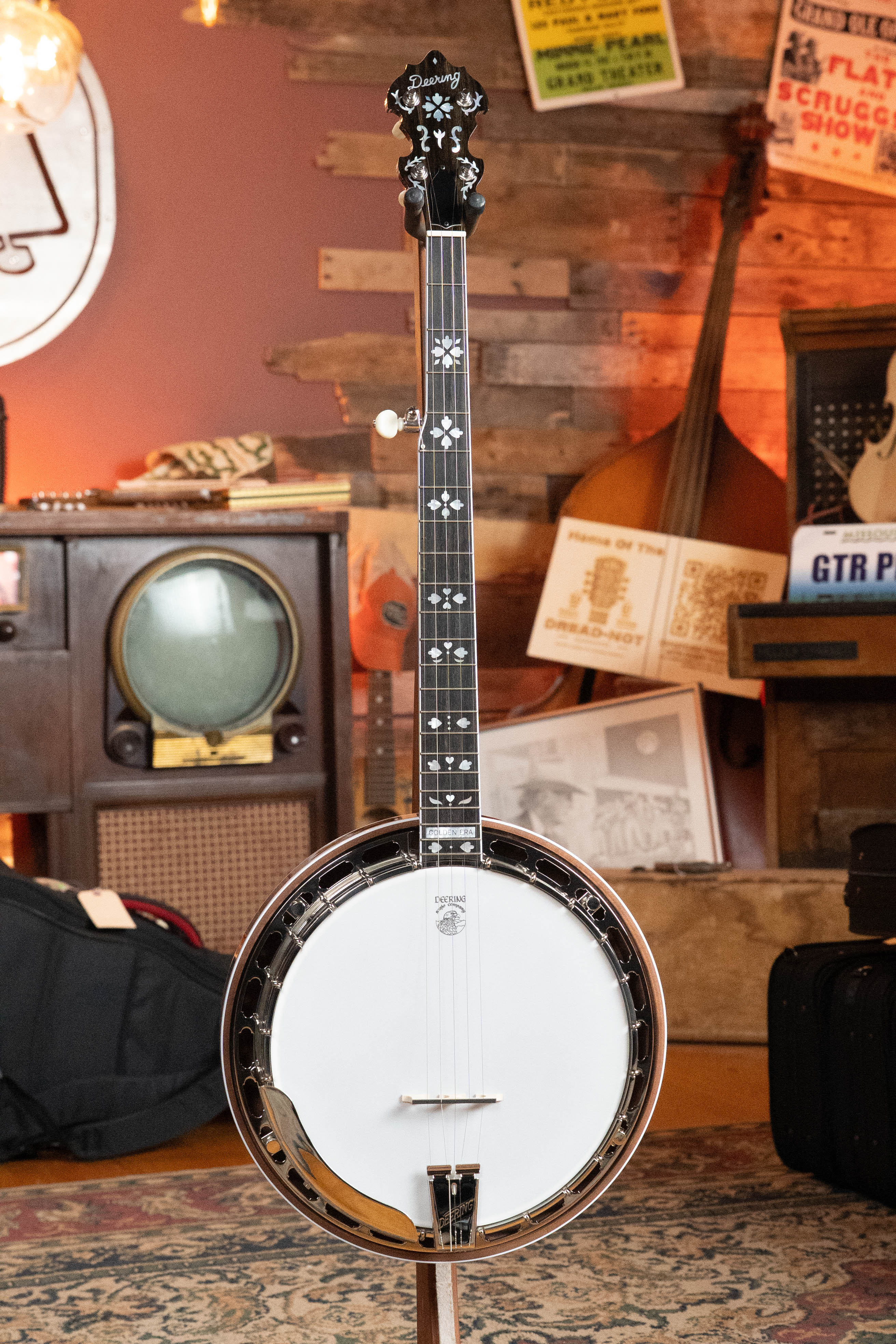 Deering Golden Era 5-String Resonator Banjo w/Spikes Installed #BB46