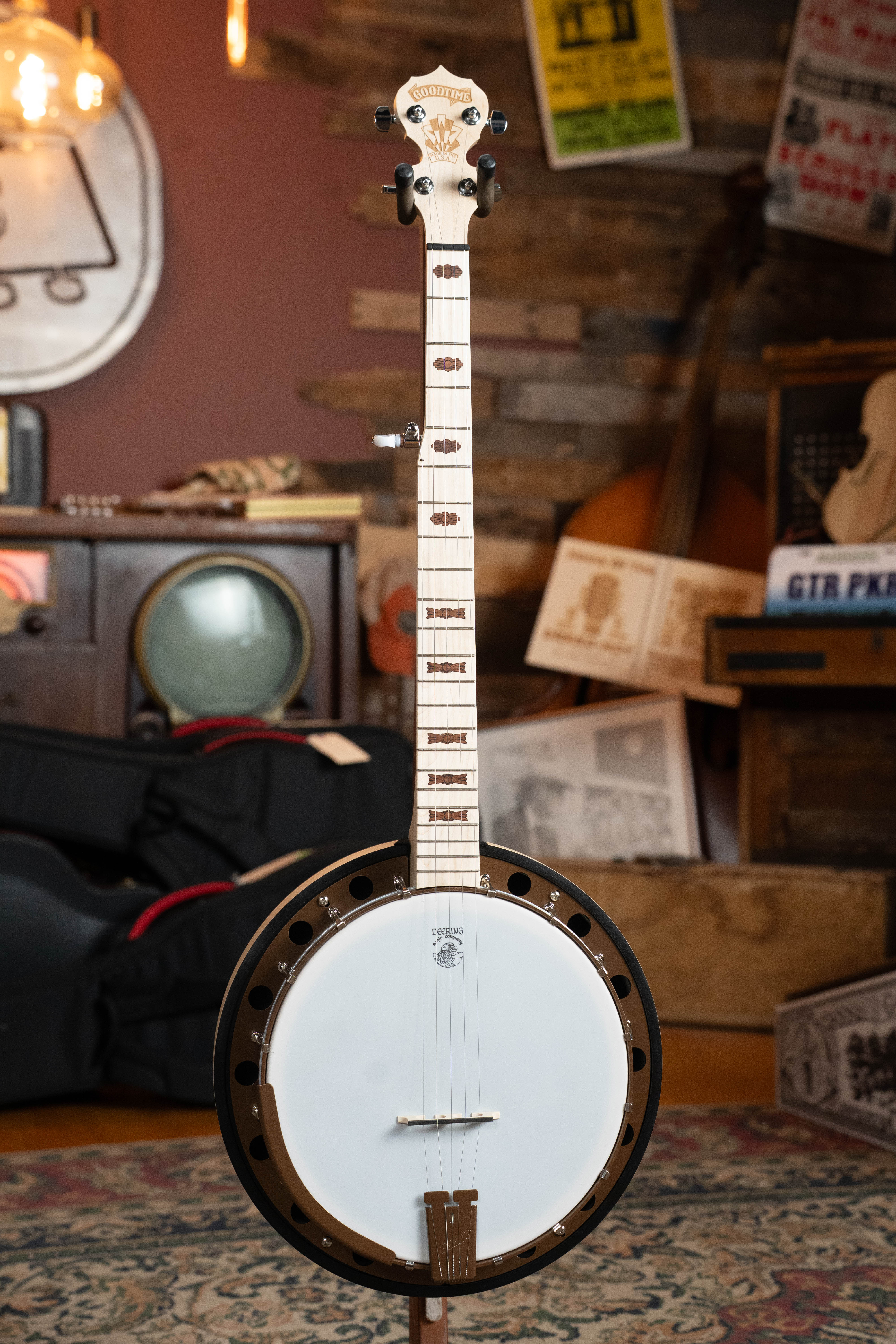 Deering Goodtime Two 5 String Resonator Banjo #02520