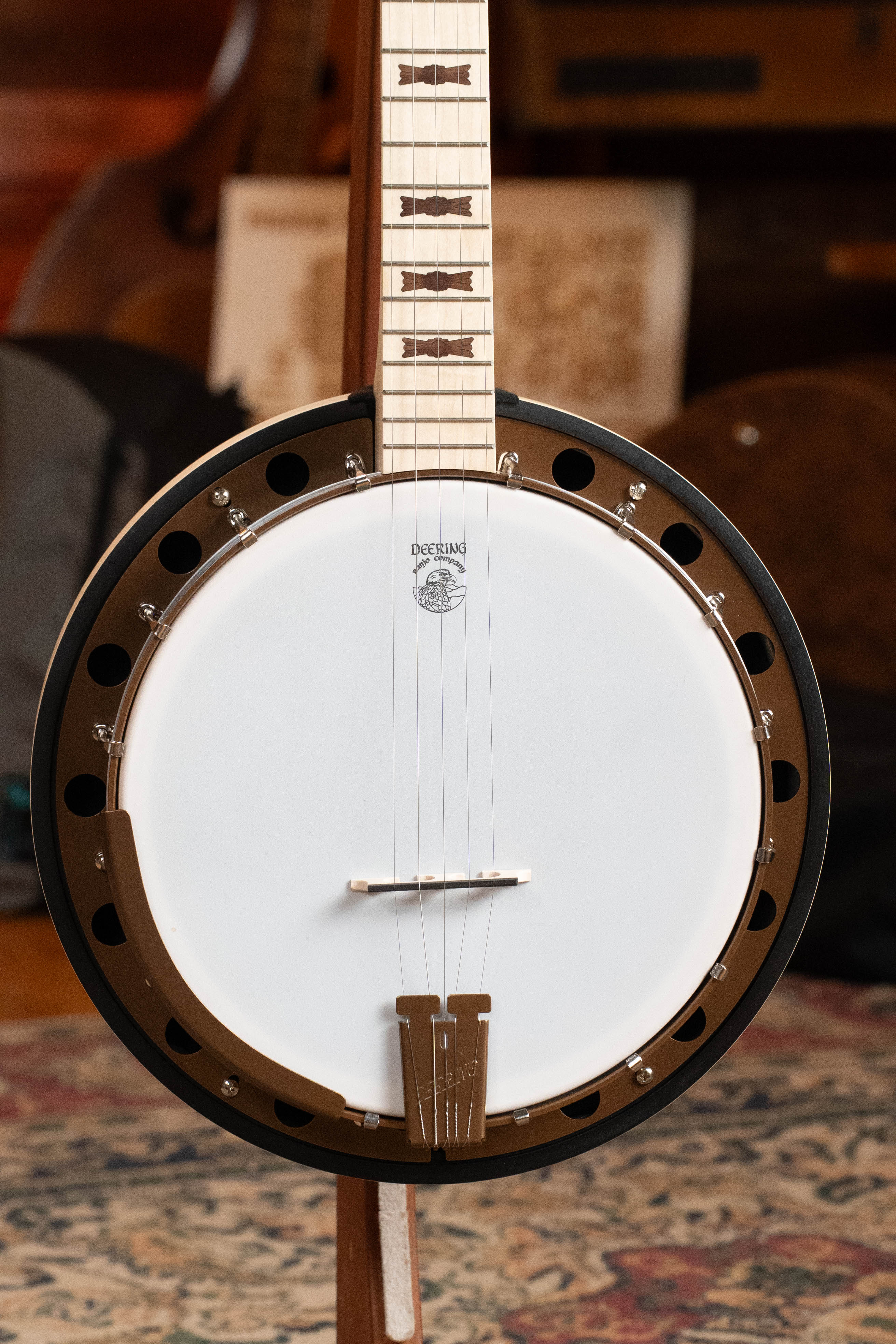 Deering Goodtime Two 5 String Resonator Banjo w/Spikes Installed #2516