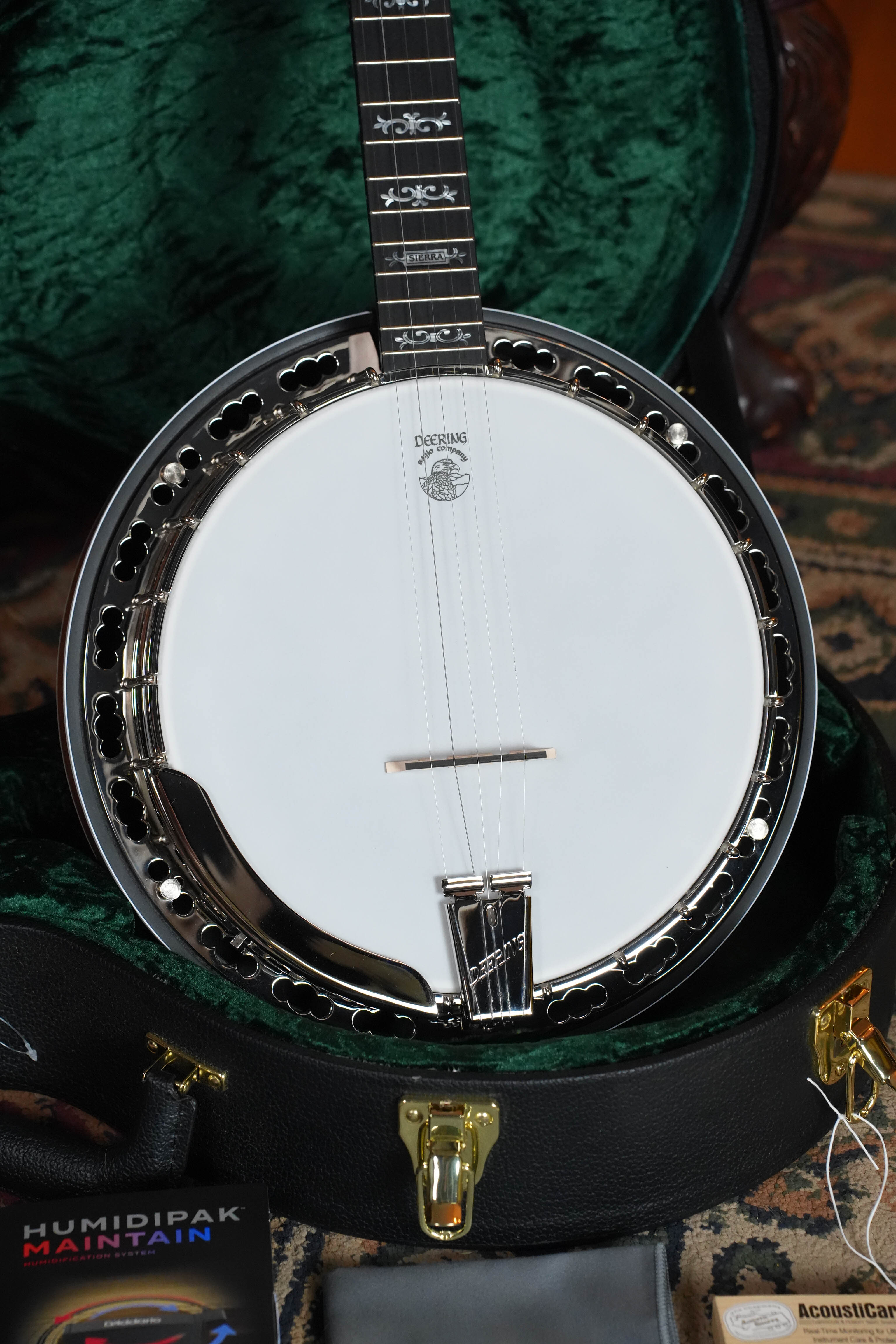 Deering Sierra 5 String Mahogany Banjo #BE20