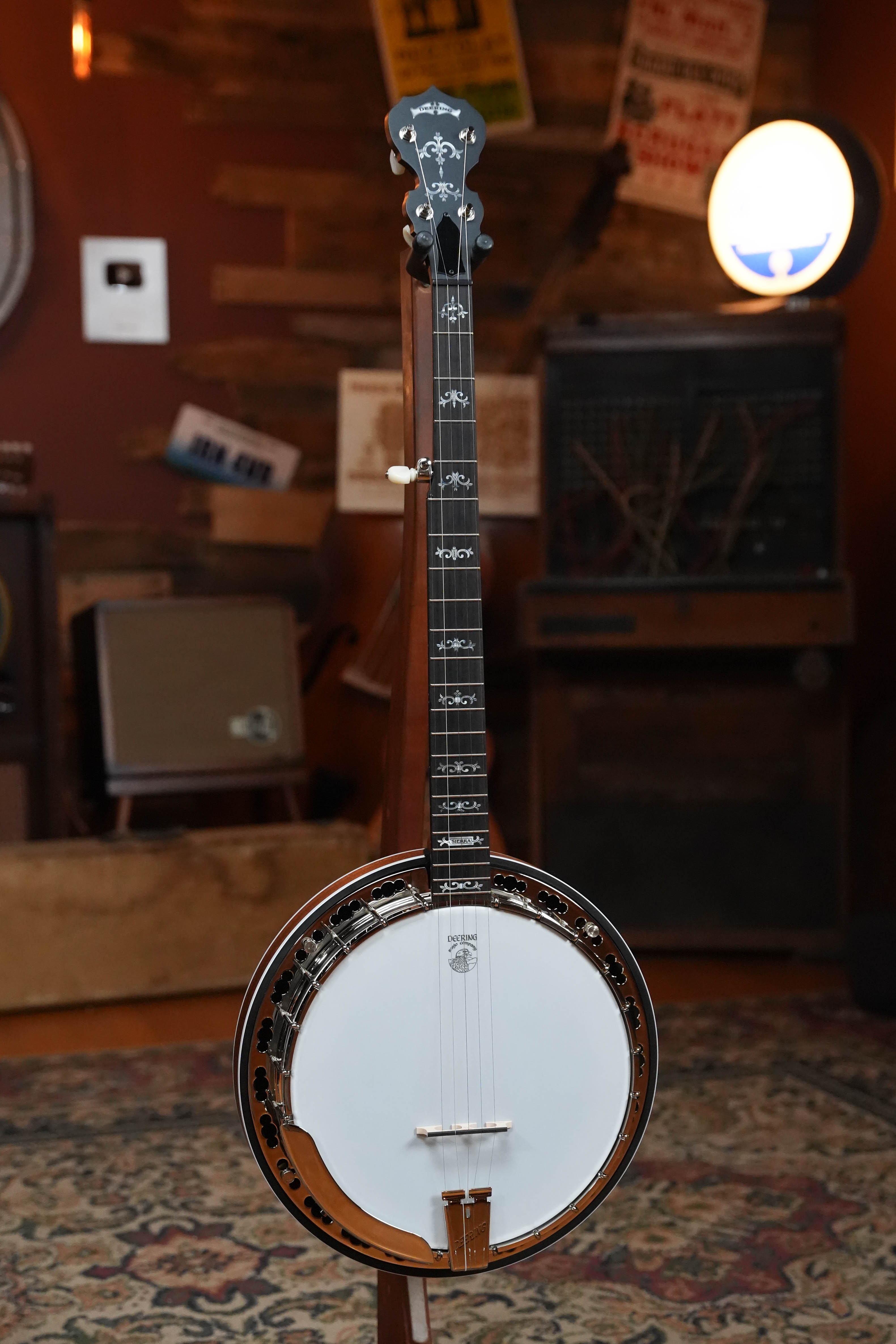 Deering Sierra 5 String Mahogany Resonator Banjo #BG94