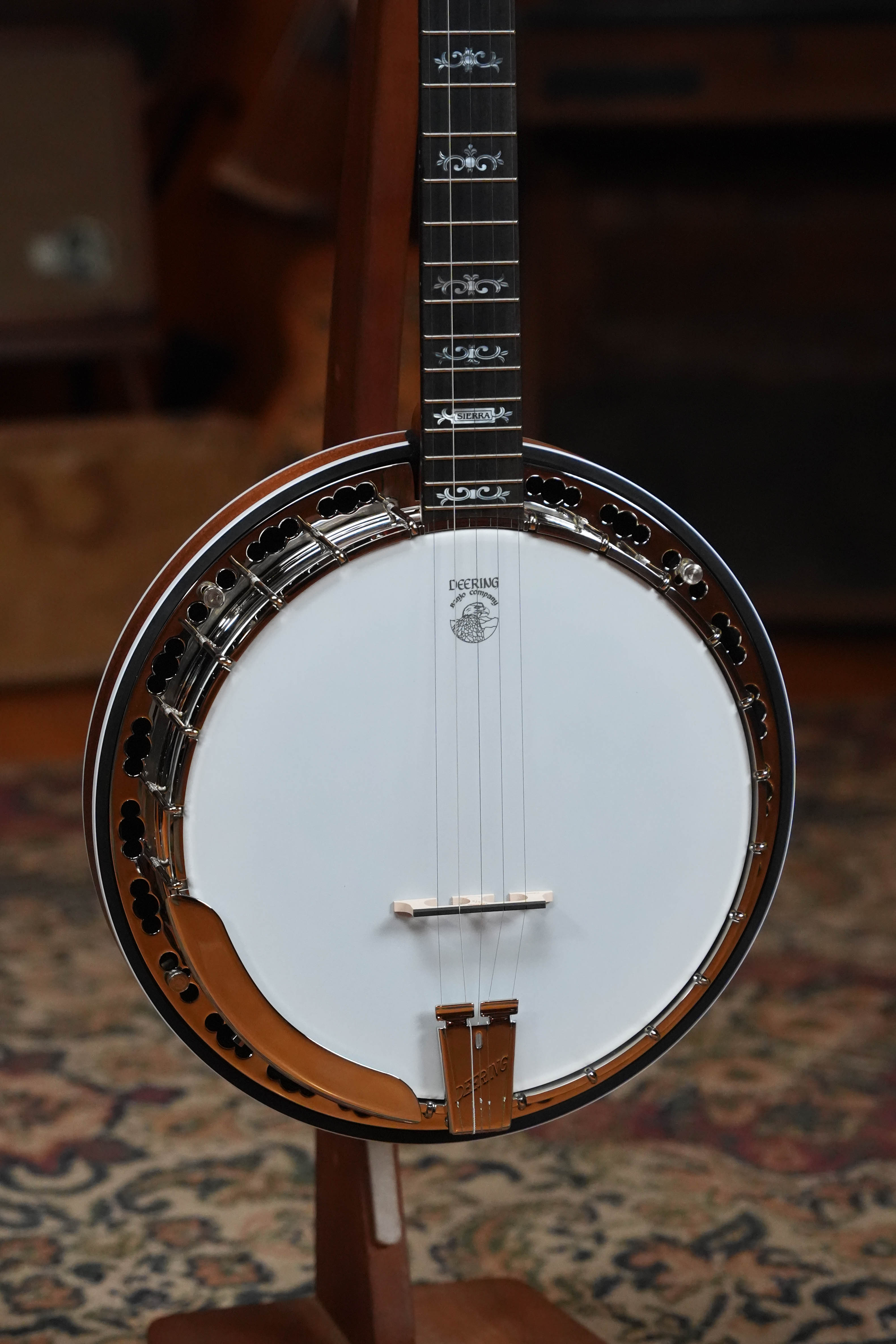 Deering Sierra 5 String Mahogany Resonator Banjo #BG94