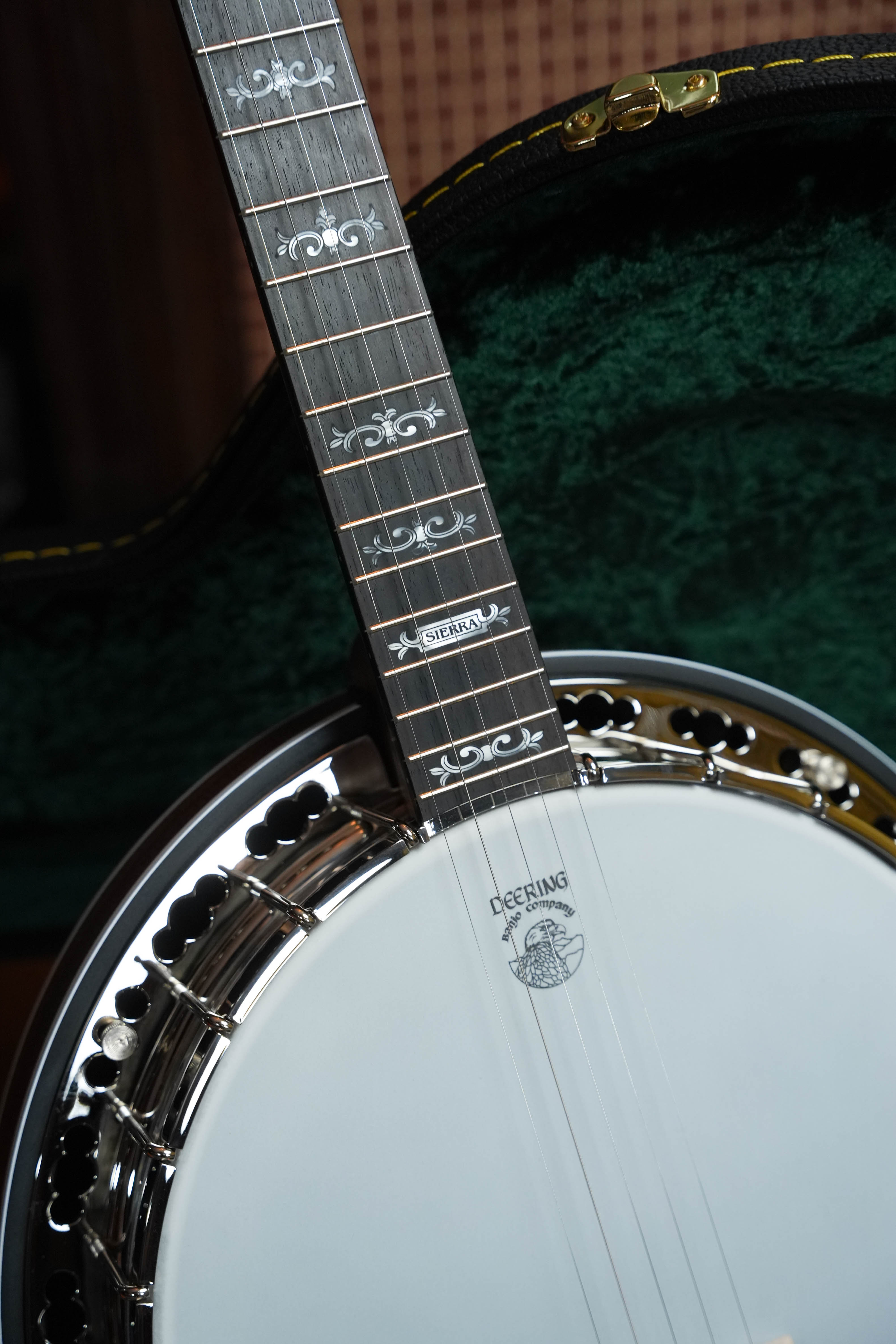 Deering Sierra 5 String Mahogany Resonator Banjo #BG94