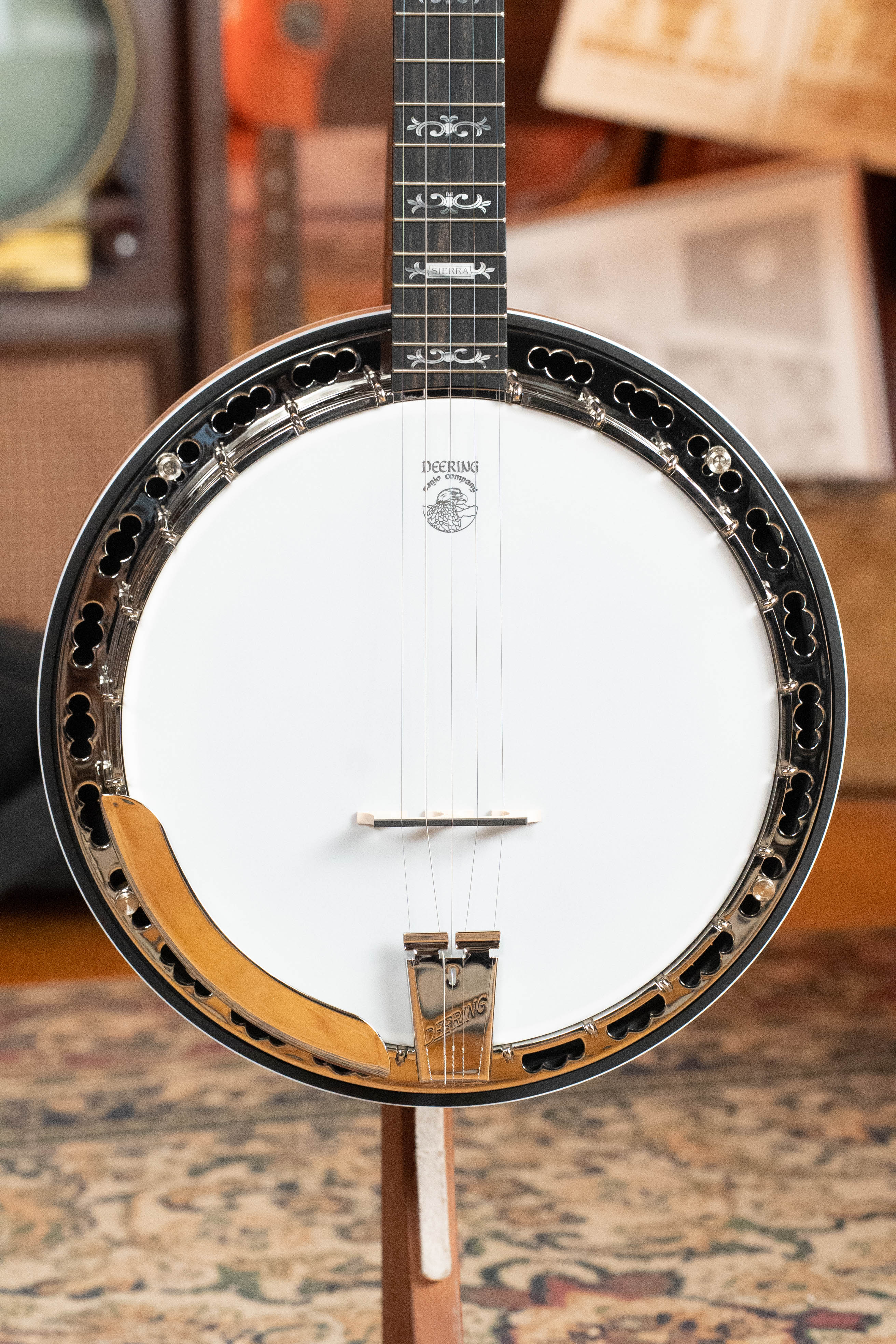 Deering Sierra 5 String Maple Resonator Banjo w/Spikes Installed #BC19