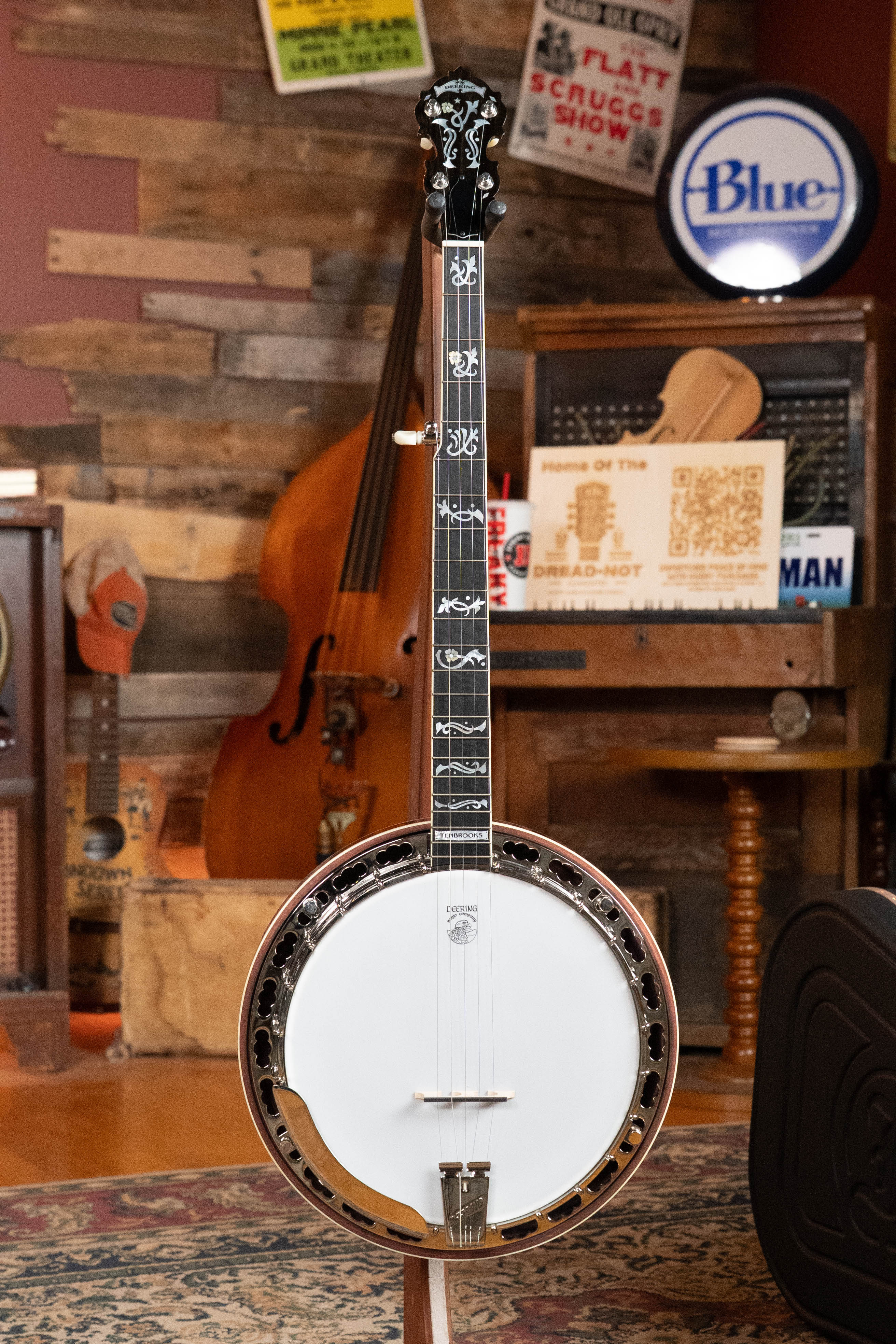 Deering Tenbrooks Saratoga Star 5 String Resonator Banjo w/Spikes Installed #0549