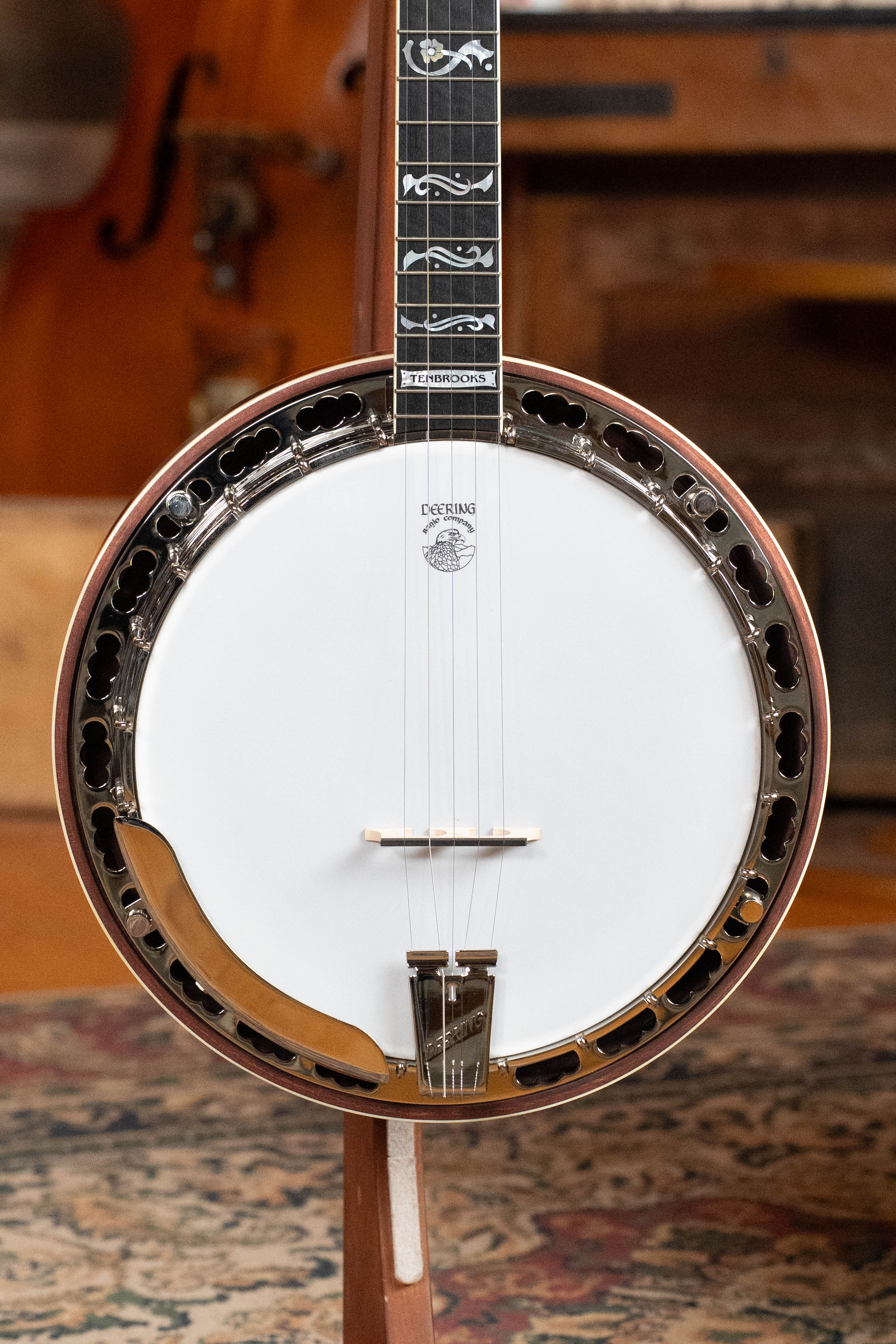 Deering Tenbrooks Saratoga Star 5 String Resonator Banjo w/Spikes Installed #0549