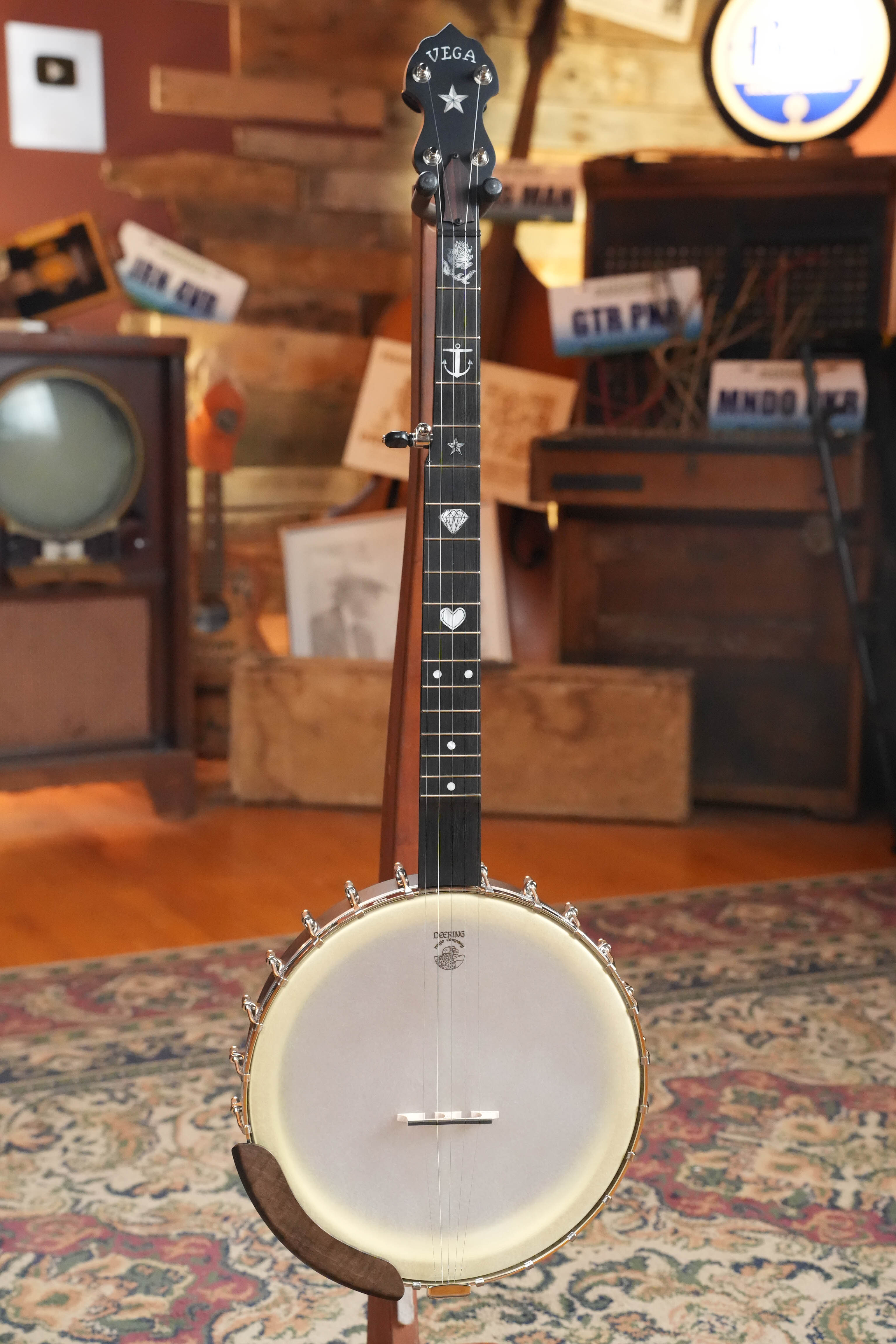 Deering Vega Avett Star Signature Banjo #0008