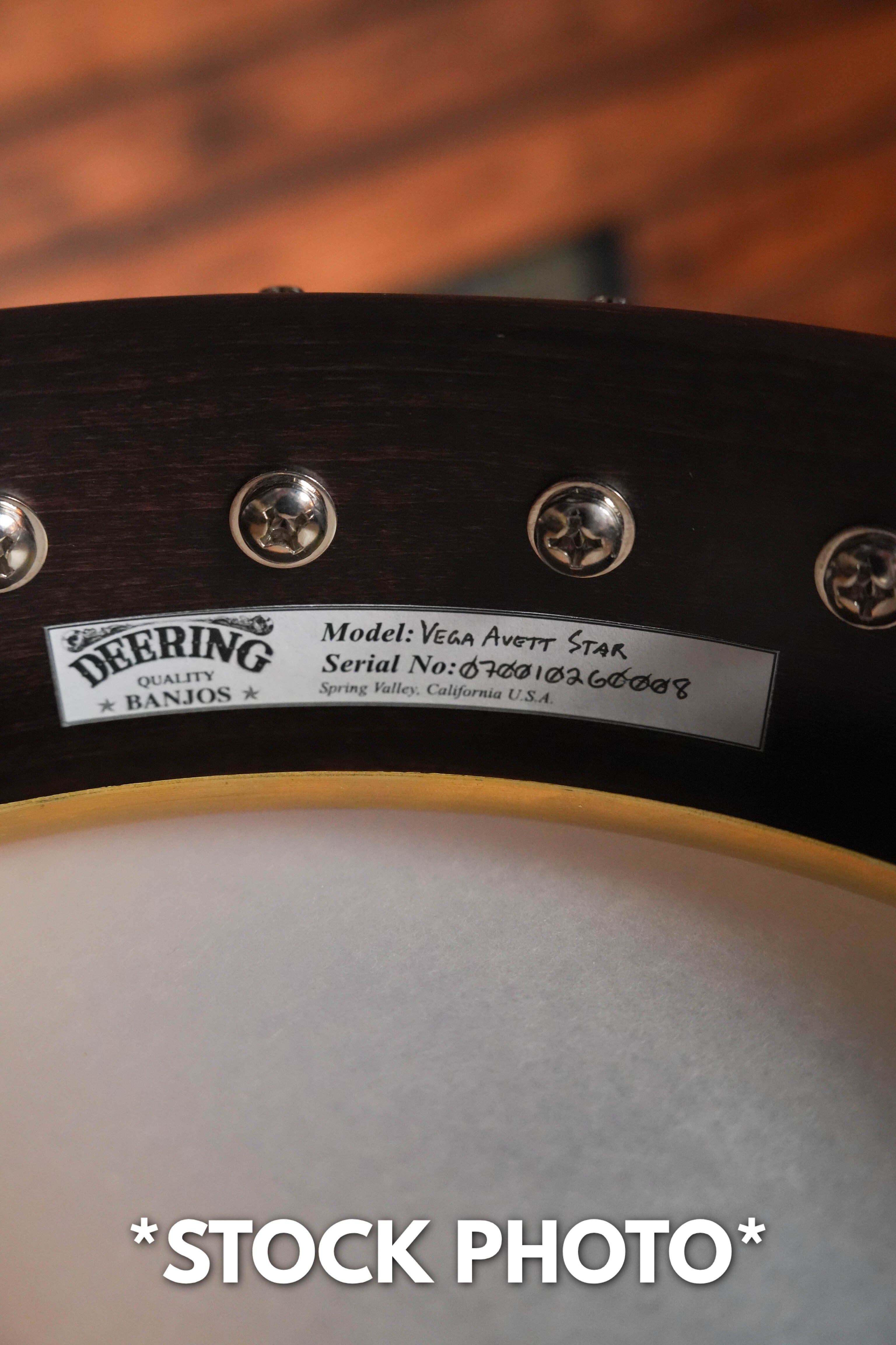 *Pre-Order Depost ONLY* Deering Vega Avett Star Signature Banjo