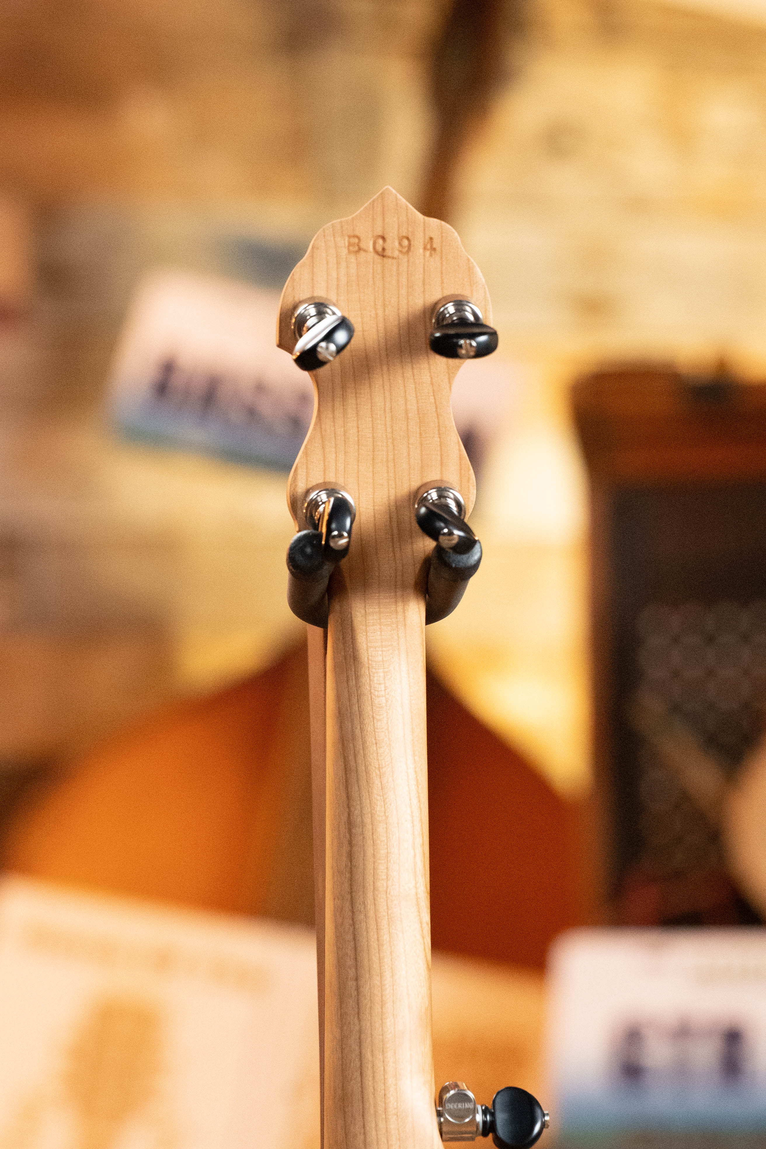 Deering Vega Vintage Star 5-String Cherry Banjo w/Spikes Installed #BC94