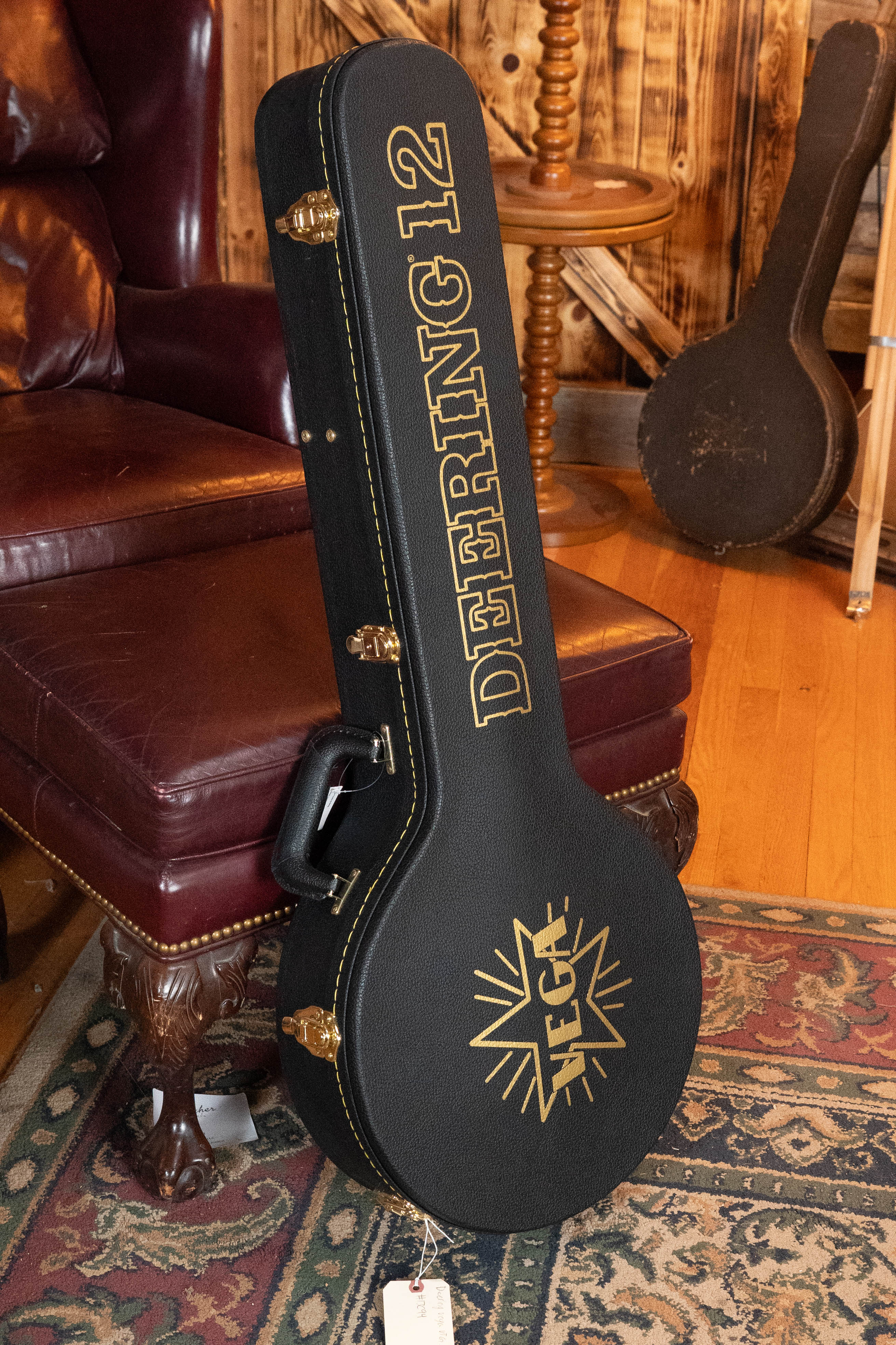 Deering Vega Vintage Star 5-String Cherry Banjo w/Spikes Installed #BC94