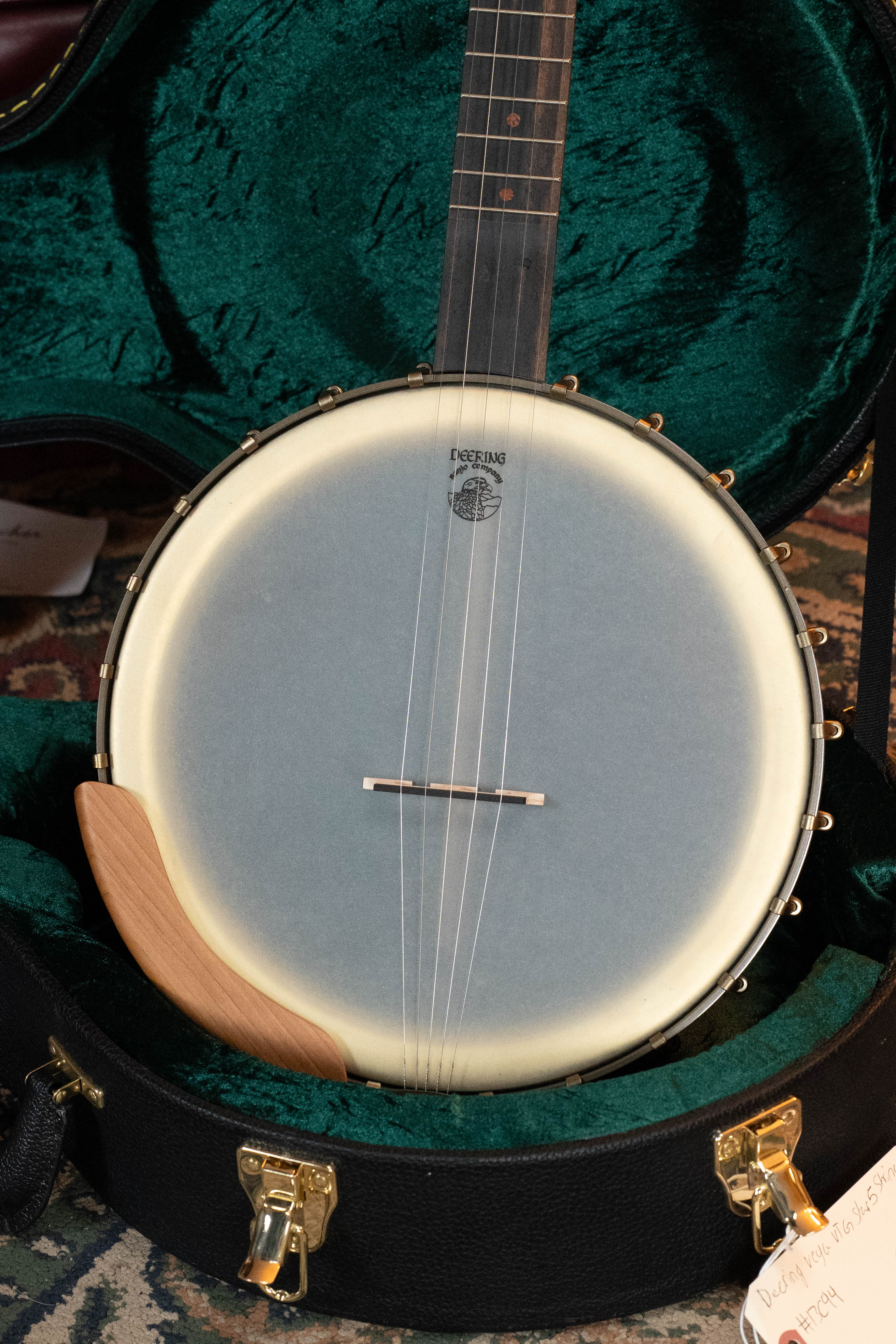 Deering Vega Vintage Star 5-String Cherry Banjo w/Spikes Installed #BC94