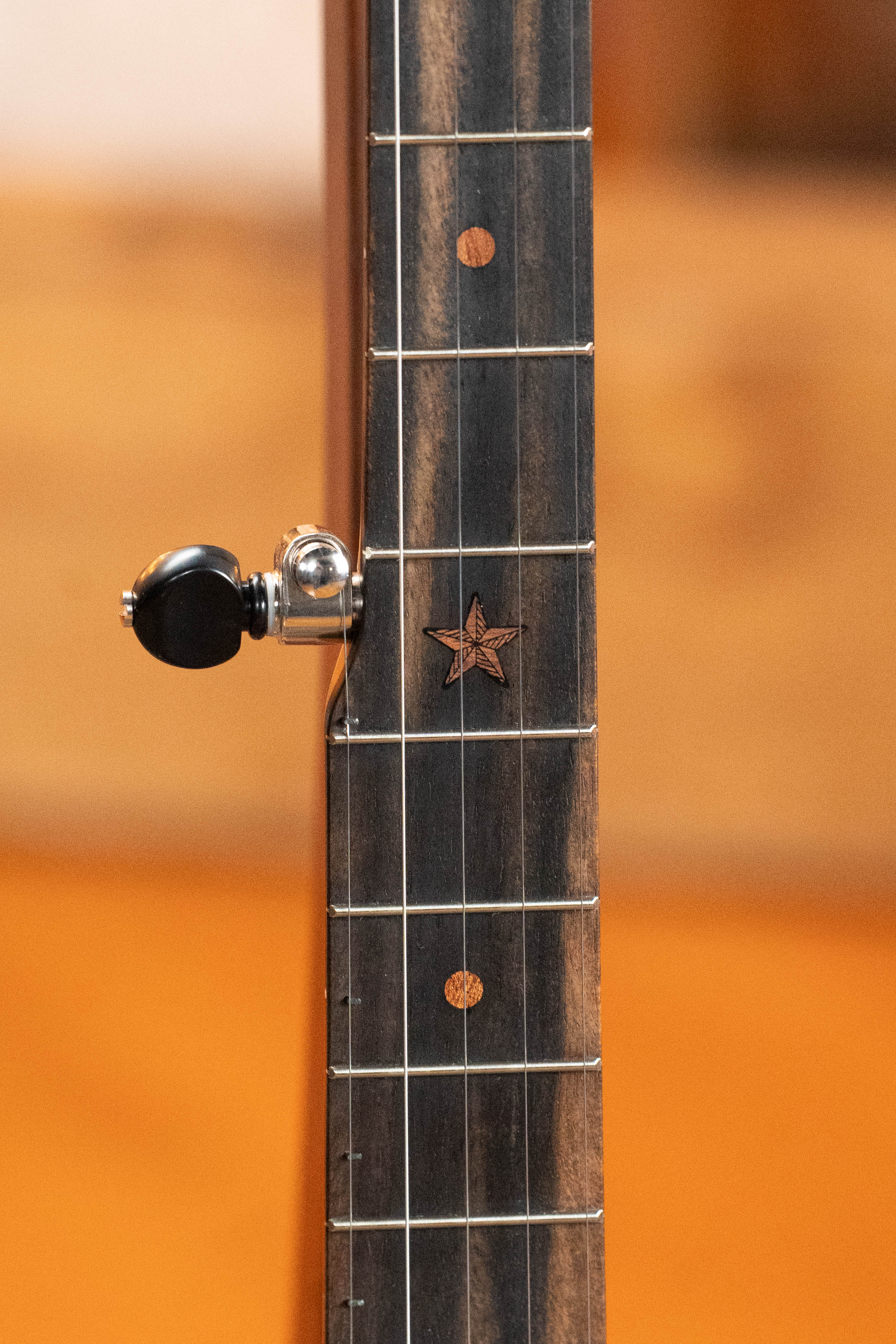 Deering Vega Vintage Star 5-String Cherry Banjo w/Spikes Installed #BC94