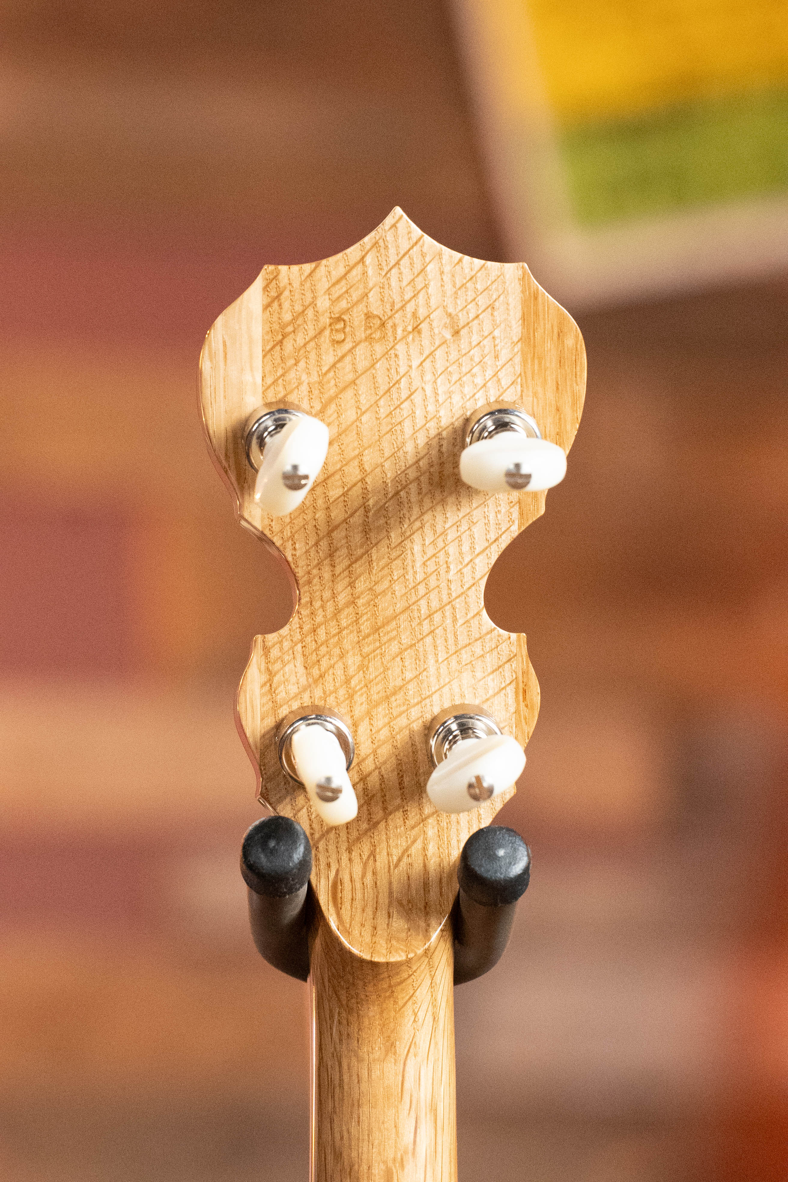 Deering White Lotus 5-String Resonator Banjo w/Spikes Installed #BB44