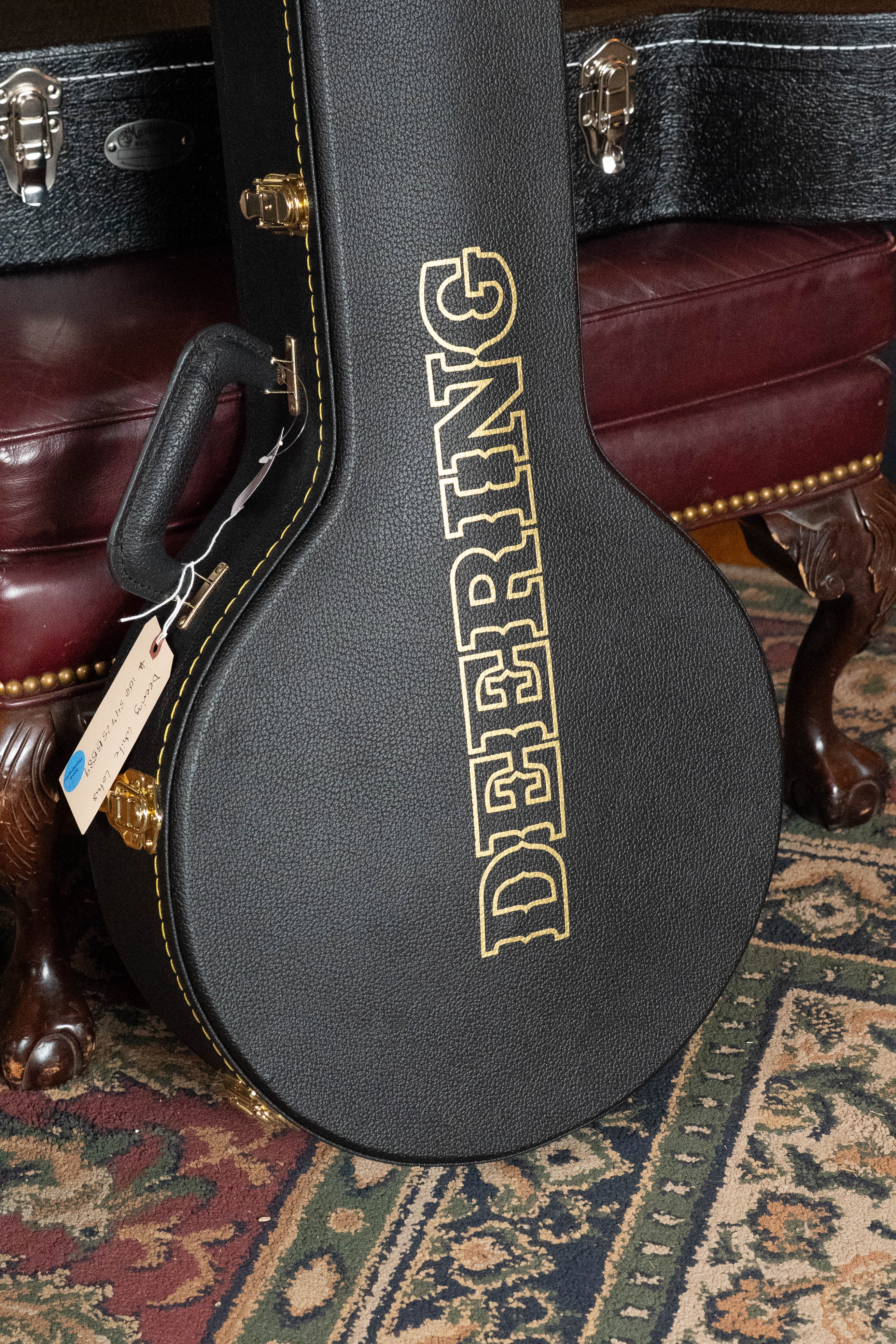 Deering White Lotus 5-String Resonator Banjo w/Spikes Installed #BB89