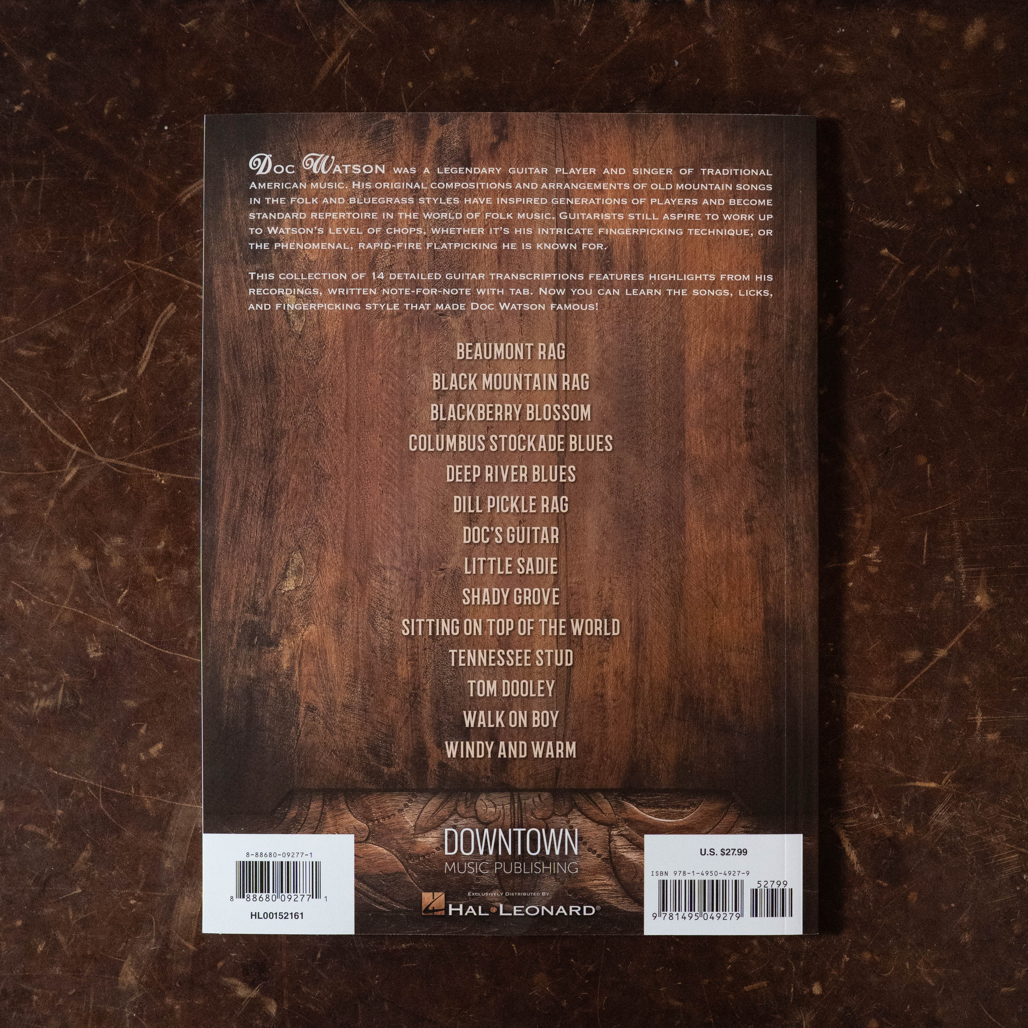 Doc Watson Guitar Anthology Book