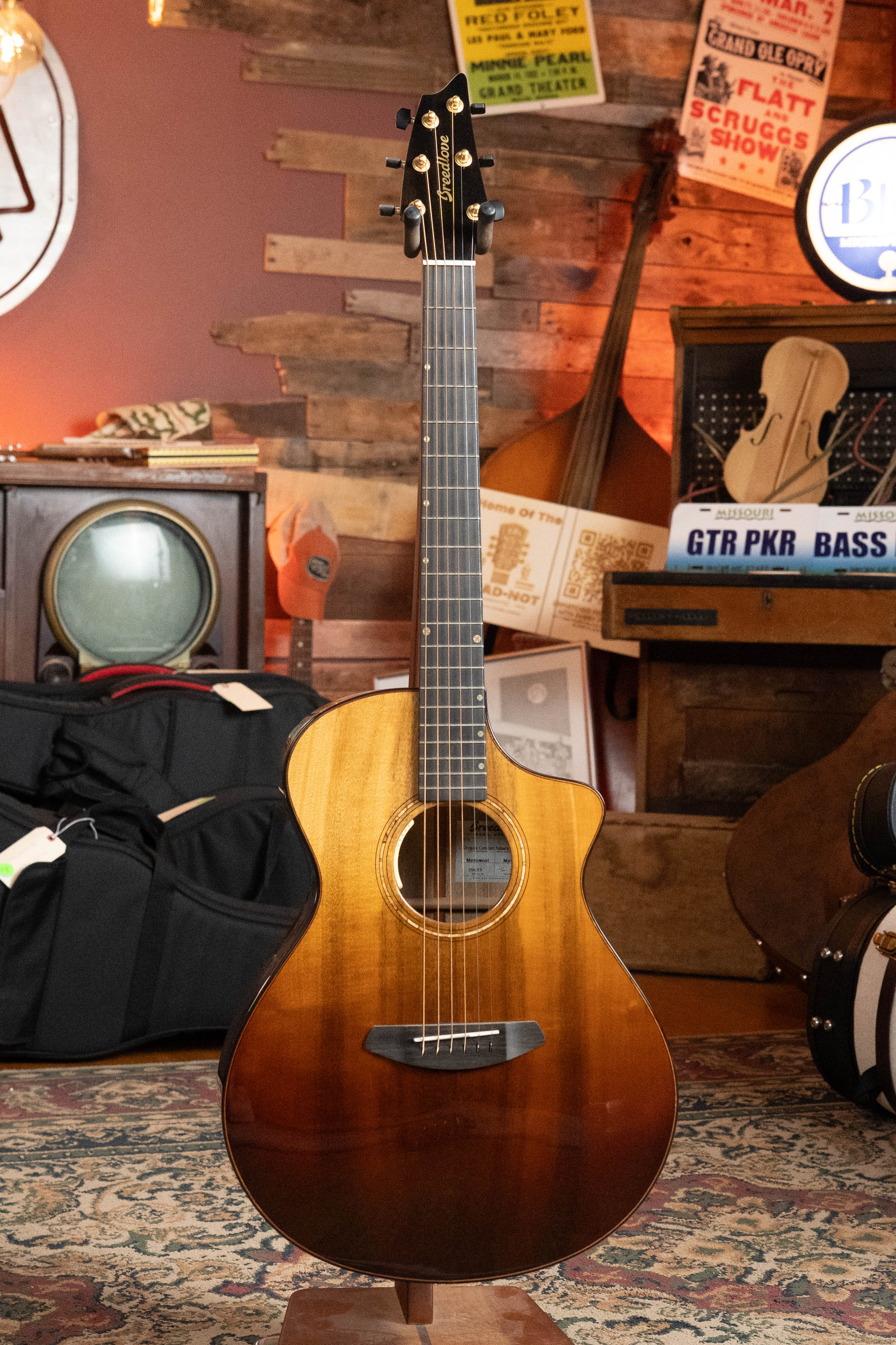 *Dread-Not Certified Floor Model* Breedlove Oregon Concert Sahara CE All Myrtlewood Limited Edition Guitar w/Pickup #9475