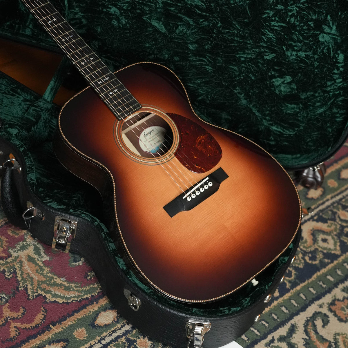 *Dread-Not Certified Used* Bourgeois Touchstone Signature OMSIG-SB/TS Orchestra Model Sunburst Acoustic Guitar #1299