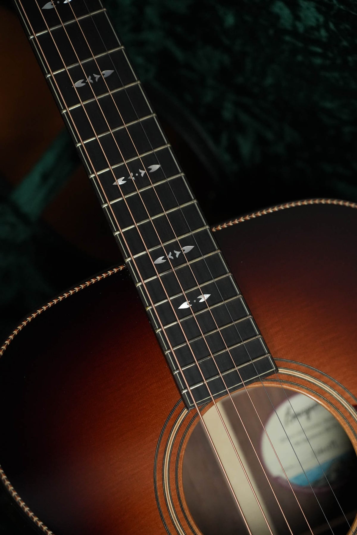 *Dread-Not Certified Used* Bourgeois Touchstone Signature OMSIG-SB/TS Orchestra Model Sunburst Acoustic Guitar #1299