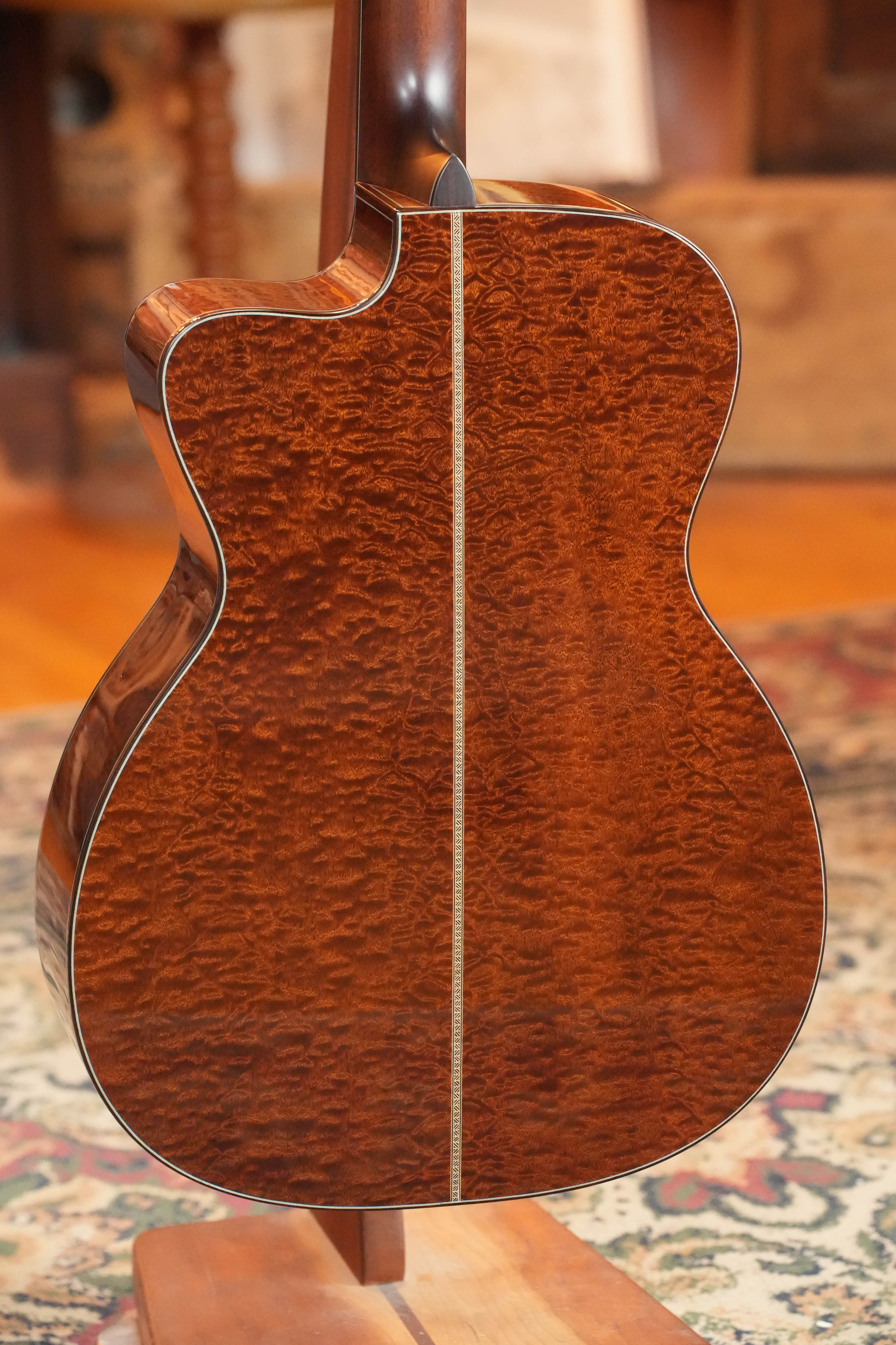 *Dread-Not Certified Used* 2024 Eastman L-OMCE-QS Solid Engelmann Spruce/Solid Quilted Sapele Orchestra Model Acoustic-Electric Guitar w/ LR Baggs VTC #9562