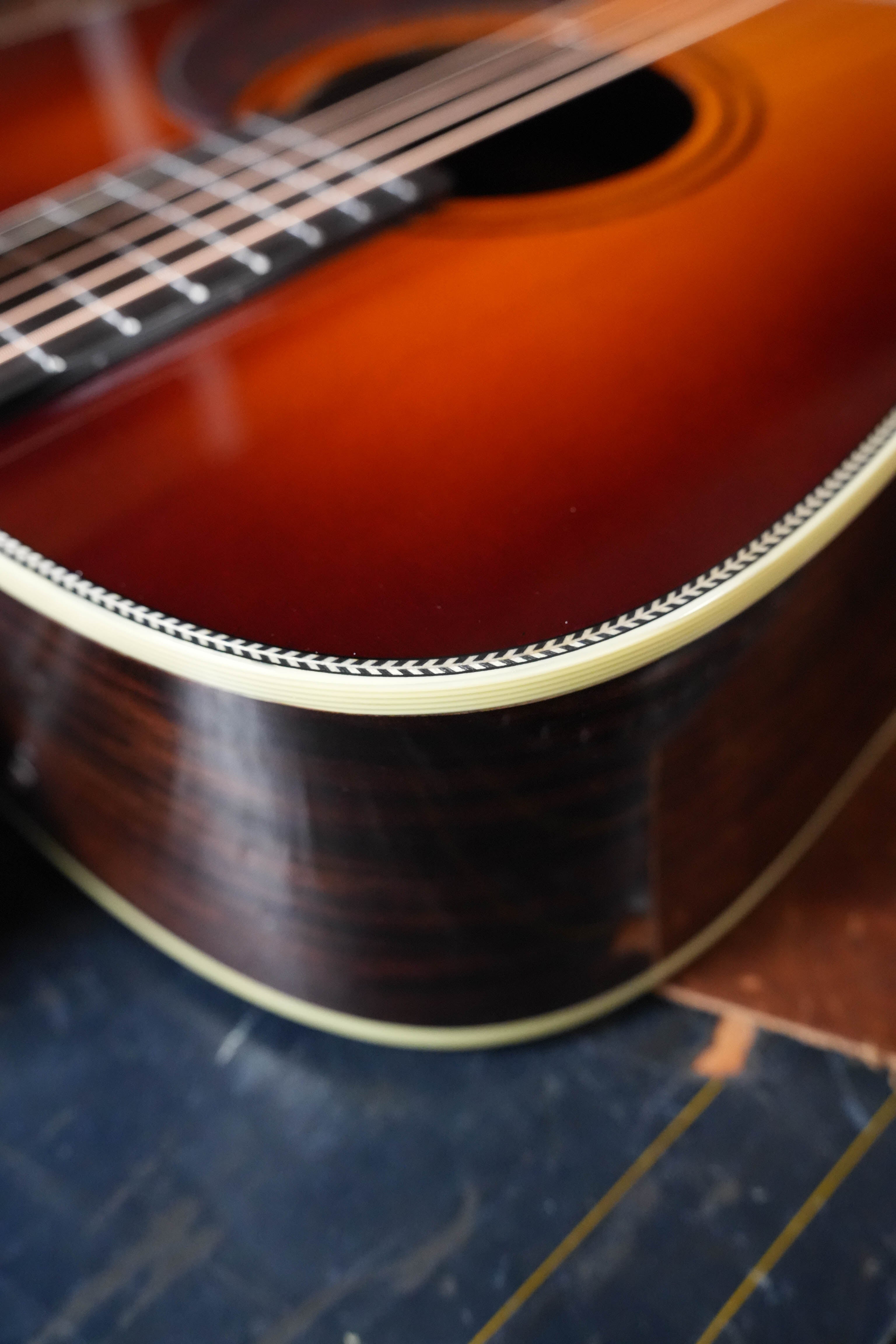 *Dread-Not Certified Used* Alvarez Laureate Series LDR70e Sitka/Rosewood Herringbone Sunset Slope Shoulder Dreadnought Guitar w/LR Baggs Hifi Pickup #1248