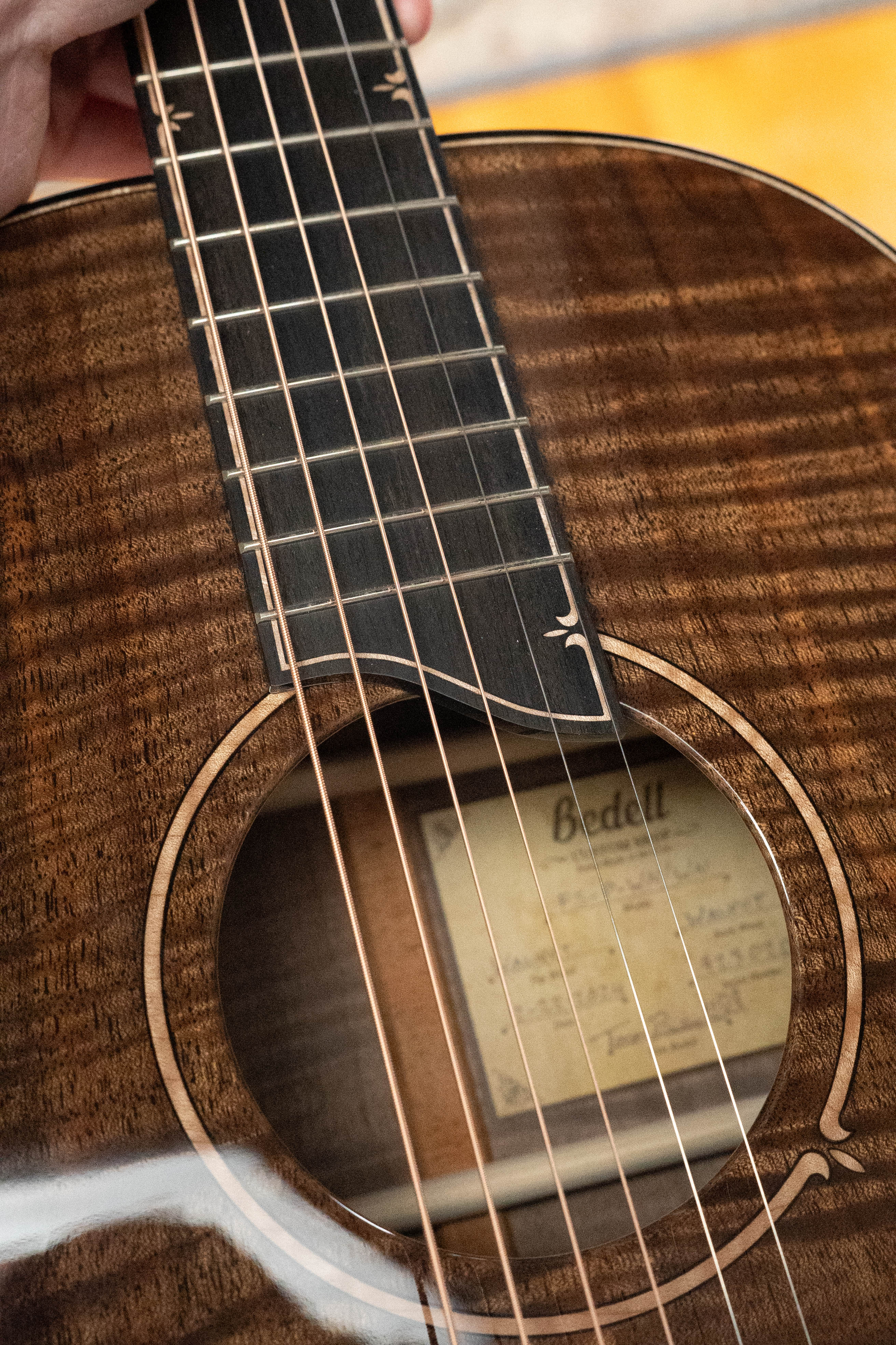 *Dread-Not Certified Used* Bedell Limited Edition Fireside Parlor All Walnut Acoustic Guitar #3020