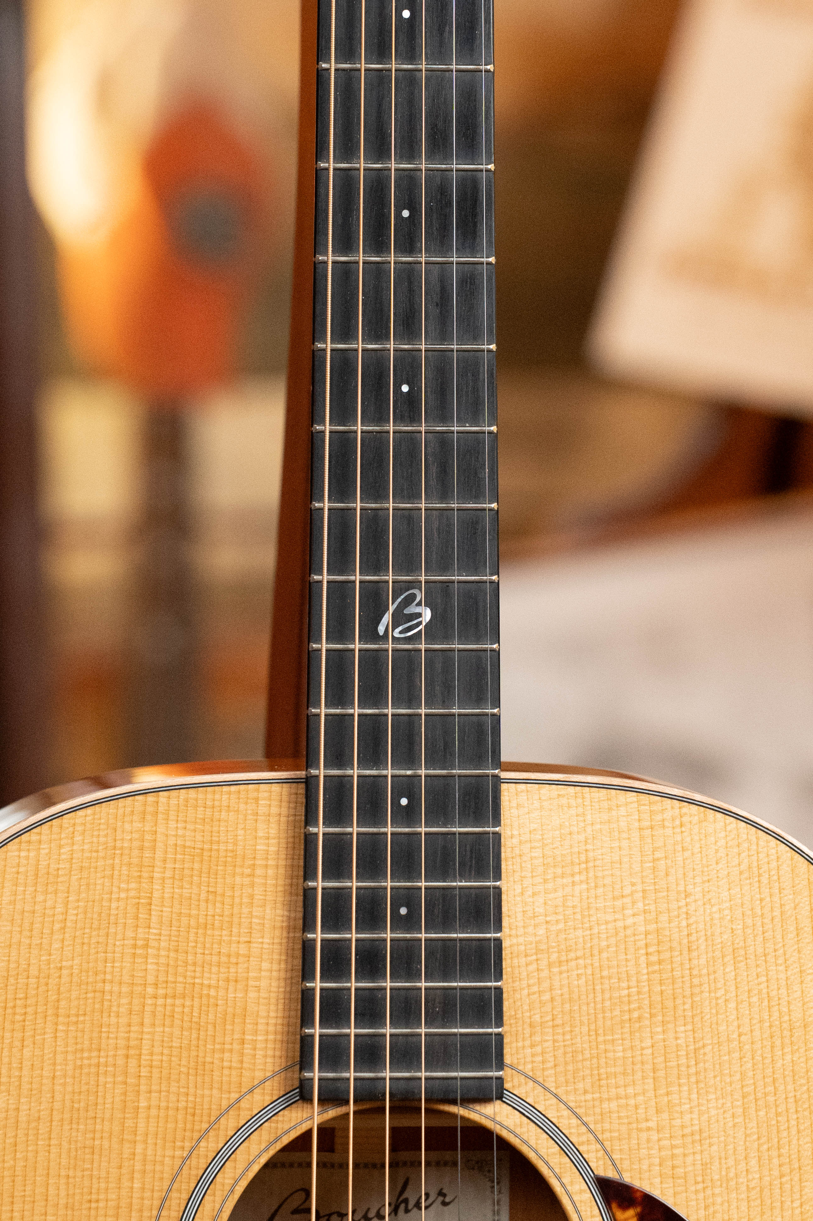 *Dread-Not Certified Used* Boucher BG-41-G Bluegrass Goose Series Gold Torrefied Adirondack/Mahogany OM Guitar w/K&K Pickup #1015