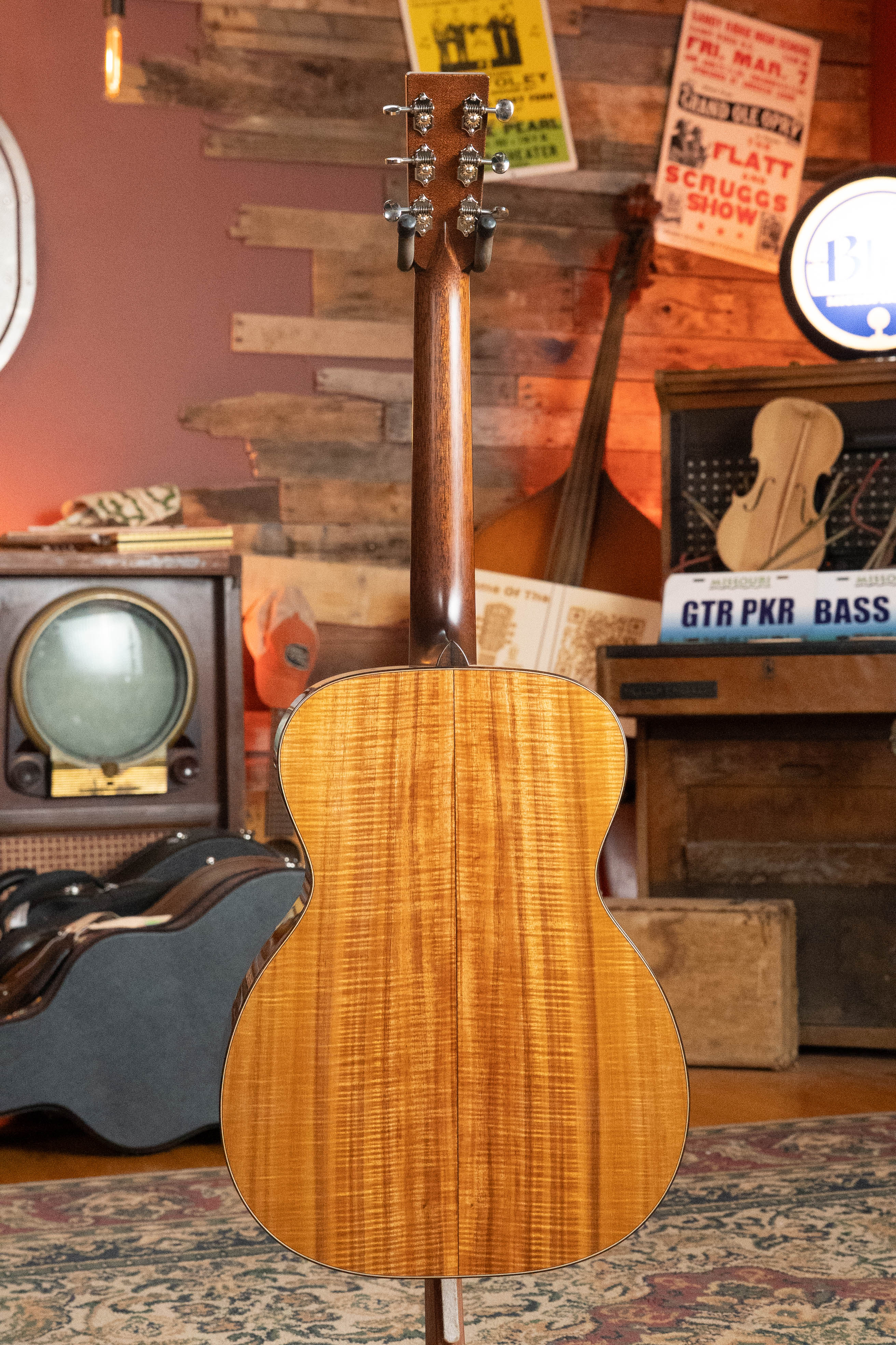 *Dread-Not Certified Used* Bourgeois Custom Built OO-12 Coupe All Figured Koa 12-Fret Acoustic Guitar #0200