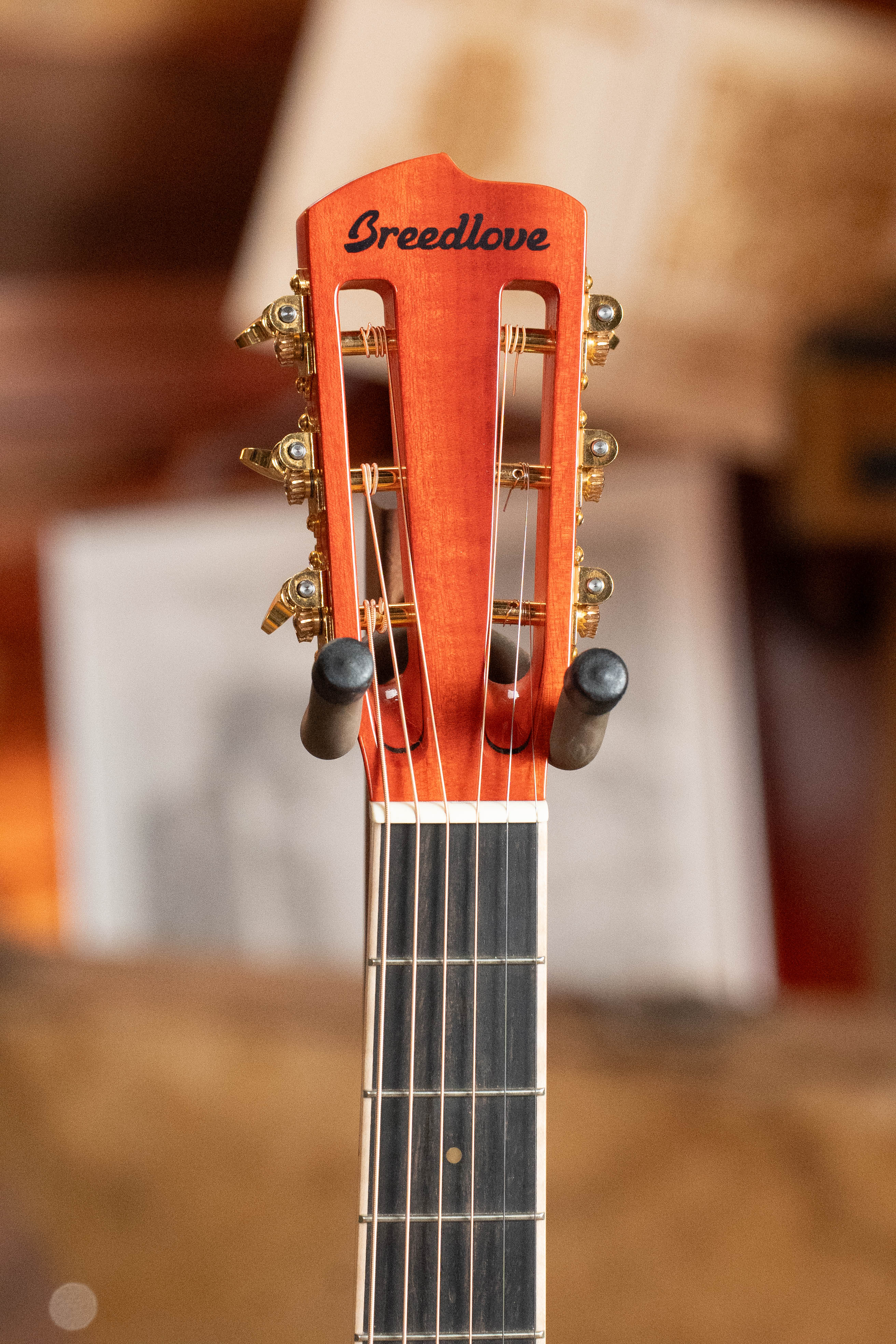 *Dread-Not Certified Used* Breedlove Tom Bedell's Blues Orange Vintage Edition All Myrtlewood Concertina Cutaway Guitar w/LR Baggs Pickup #9079