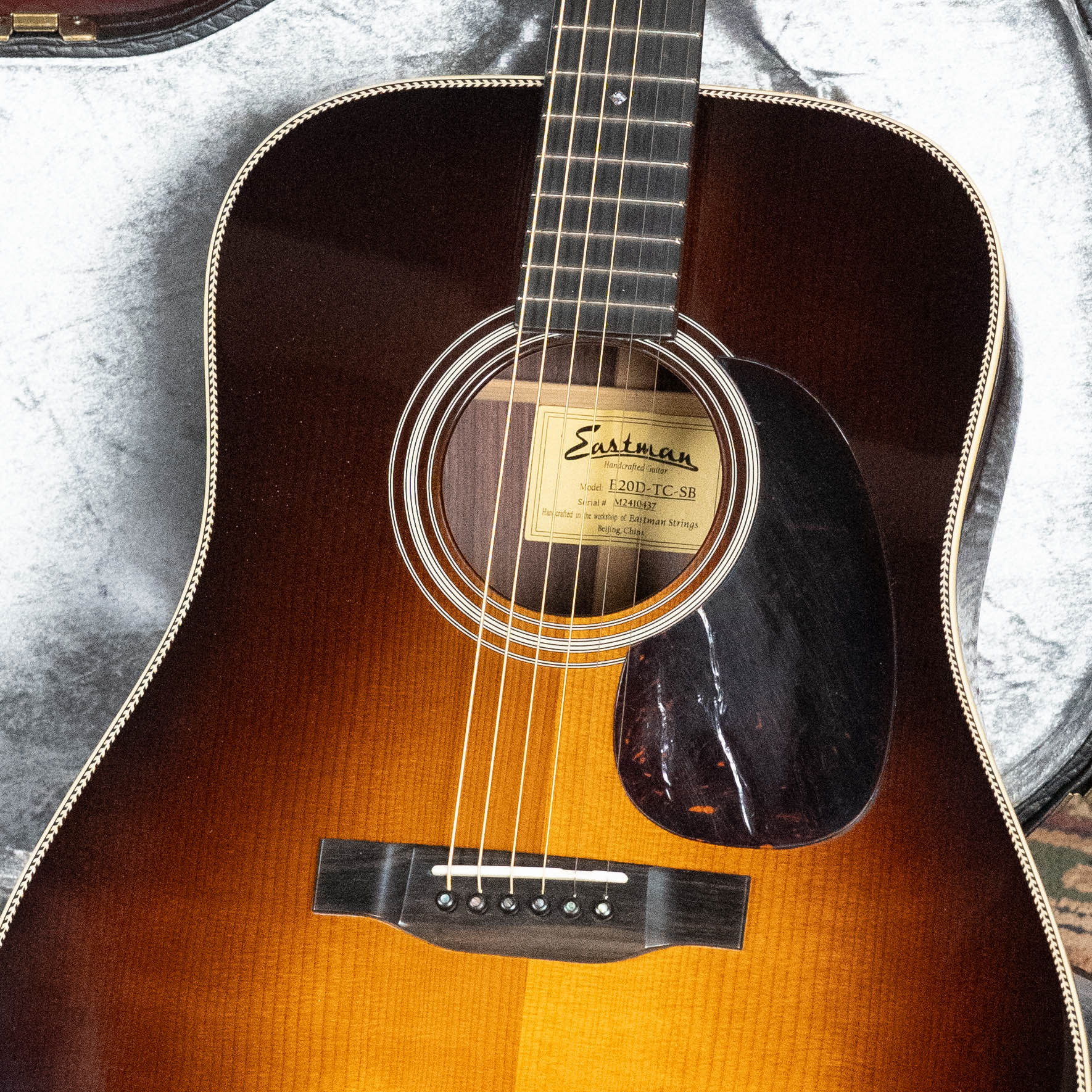 *Dread-Not Certified Used* Eastman E20D-TC-SB Thermo-Cured Adirondack/Rosewood Dreadnought Acoustic Guitar #0437