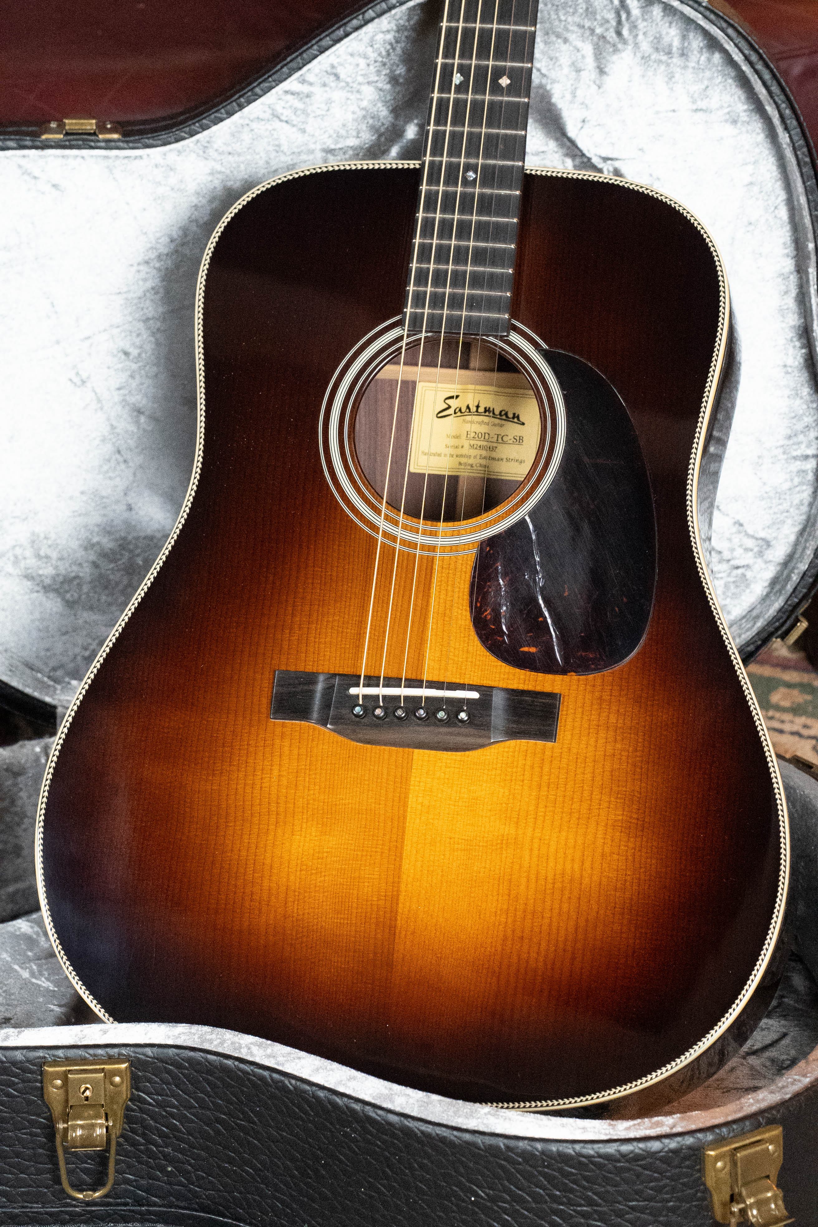 *Dread-Not Certified Used* Eastman E20D-TC-SB Thermo-Cured Adirondack/Rosewood Dreadnought Acoustic Guitar #0437