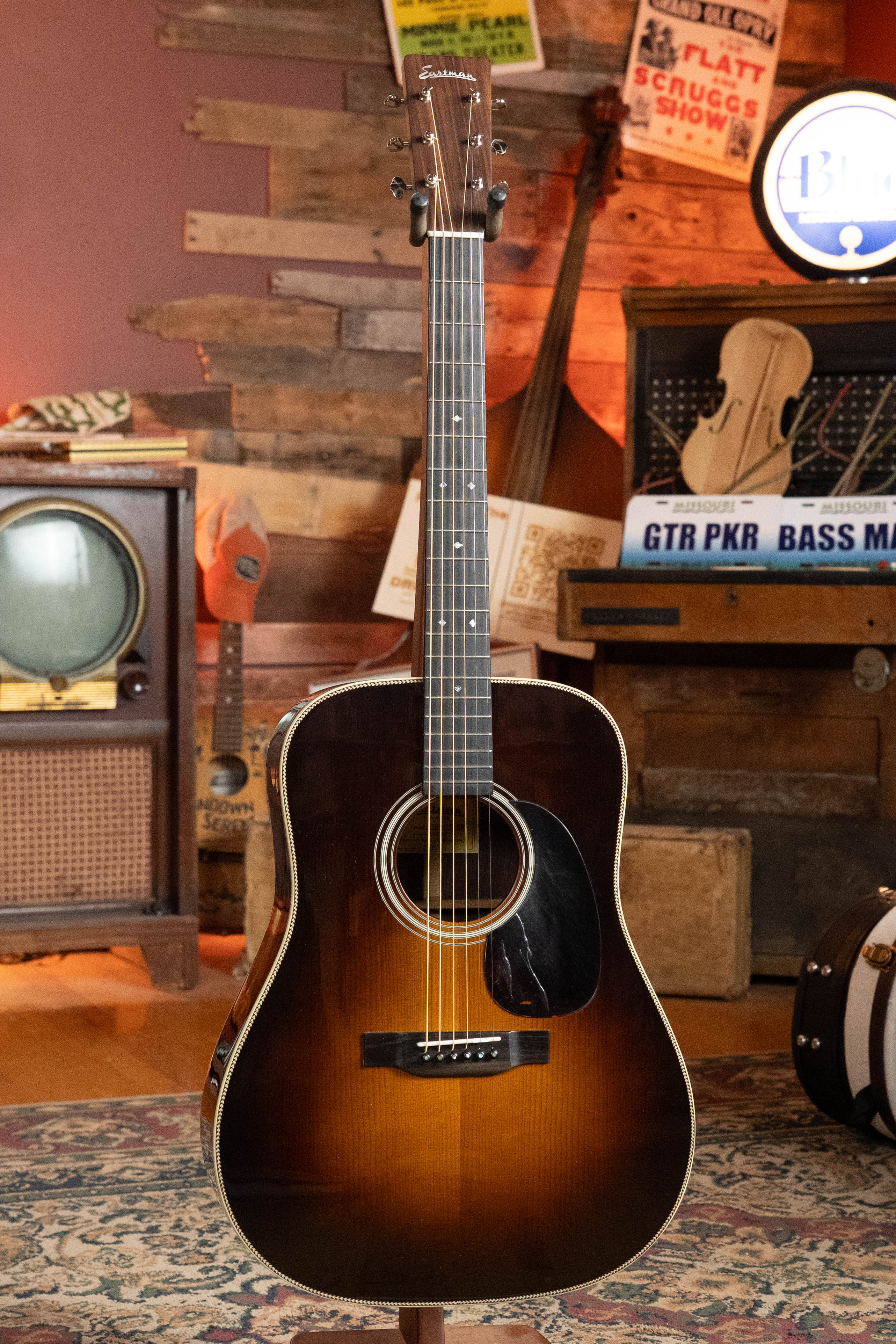 *Dread-Not Certified Used* Eastman E20D-TC-SB Thermo-Cured Adirondack/Rosewood Dreadnought Acoustic Guitar #0437