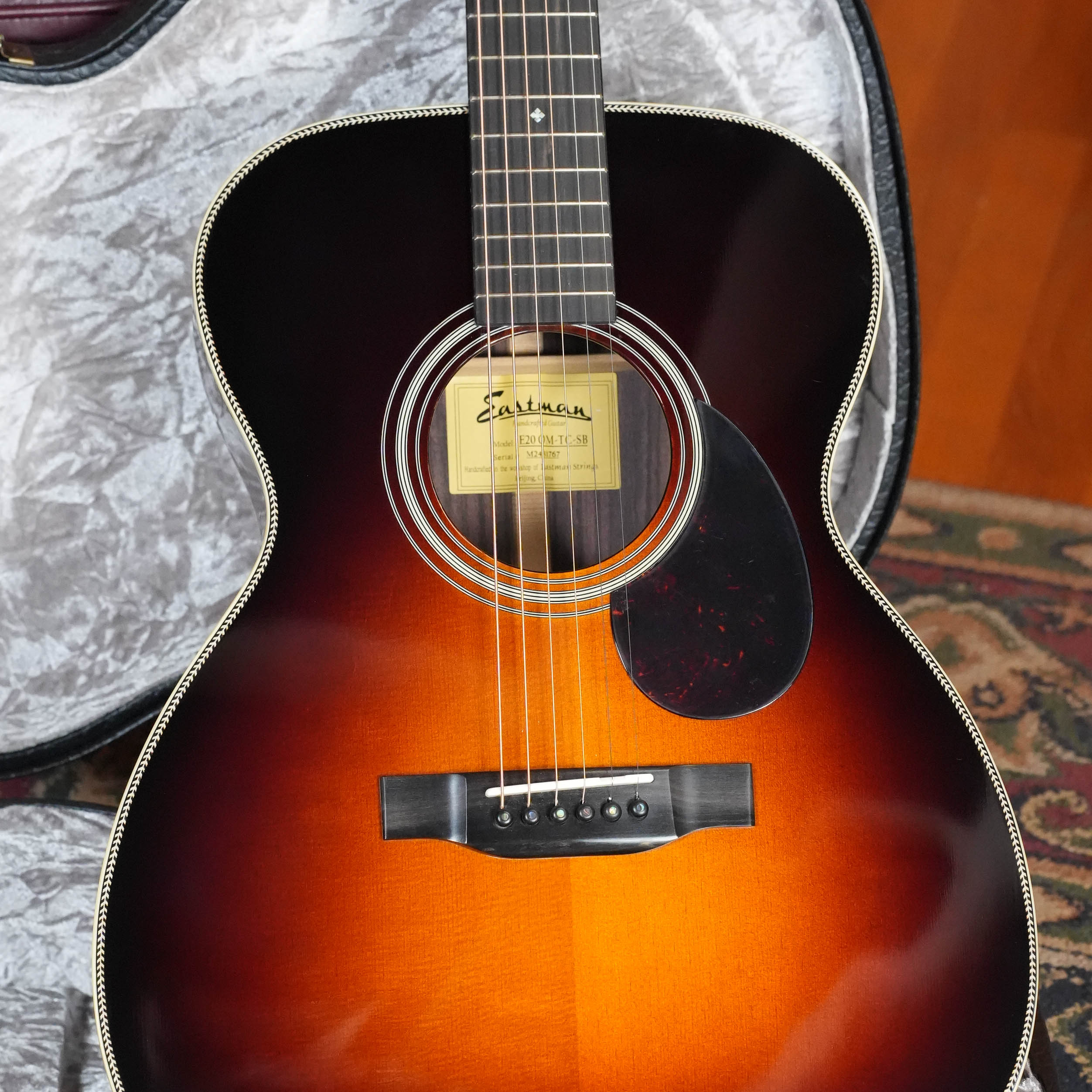*Dread-Not Certified Used* Eastman E20OM-TC-SB Thermo-Cured Adirondack/Rosewood OM Acoustic Guitar #1767
