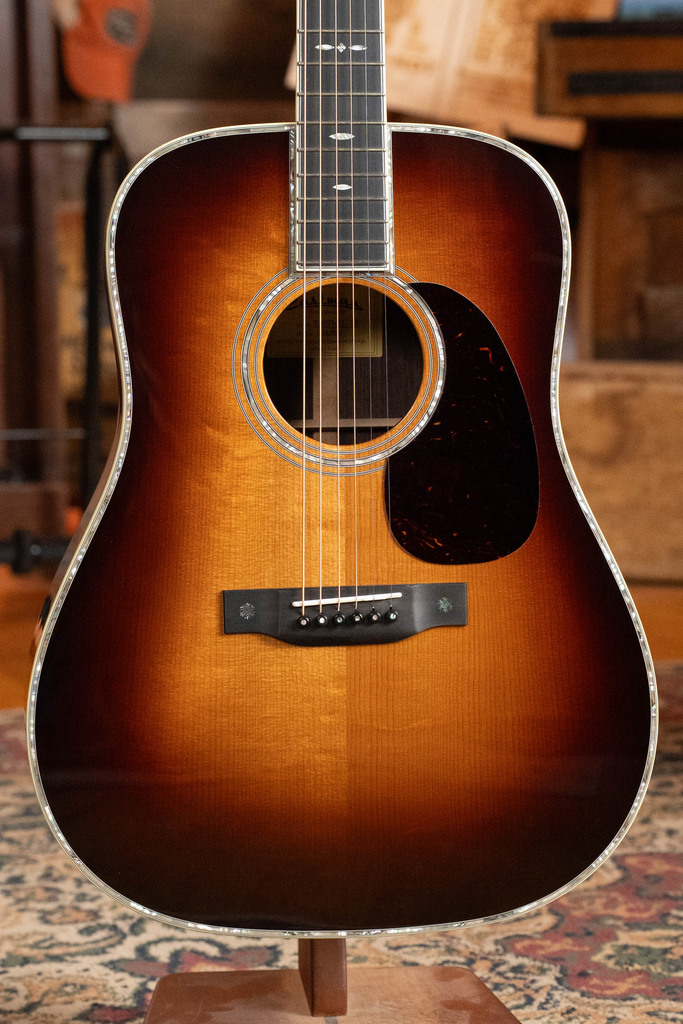 *Dread-Not Certified Used* Eastman E40D-TC-SB Thermo-cured AAA Grade Adirondack/Rosewood Sunburst Dreadnought Acoustic Guitar #5742
