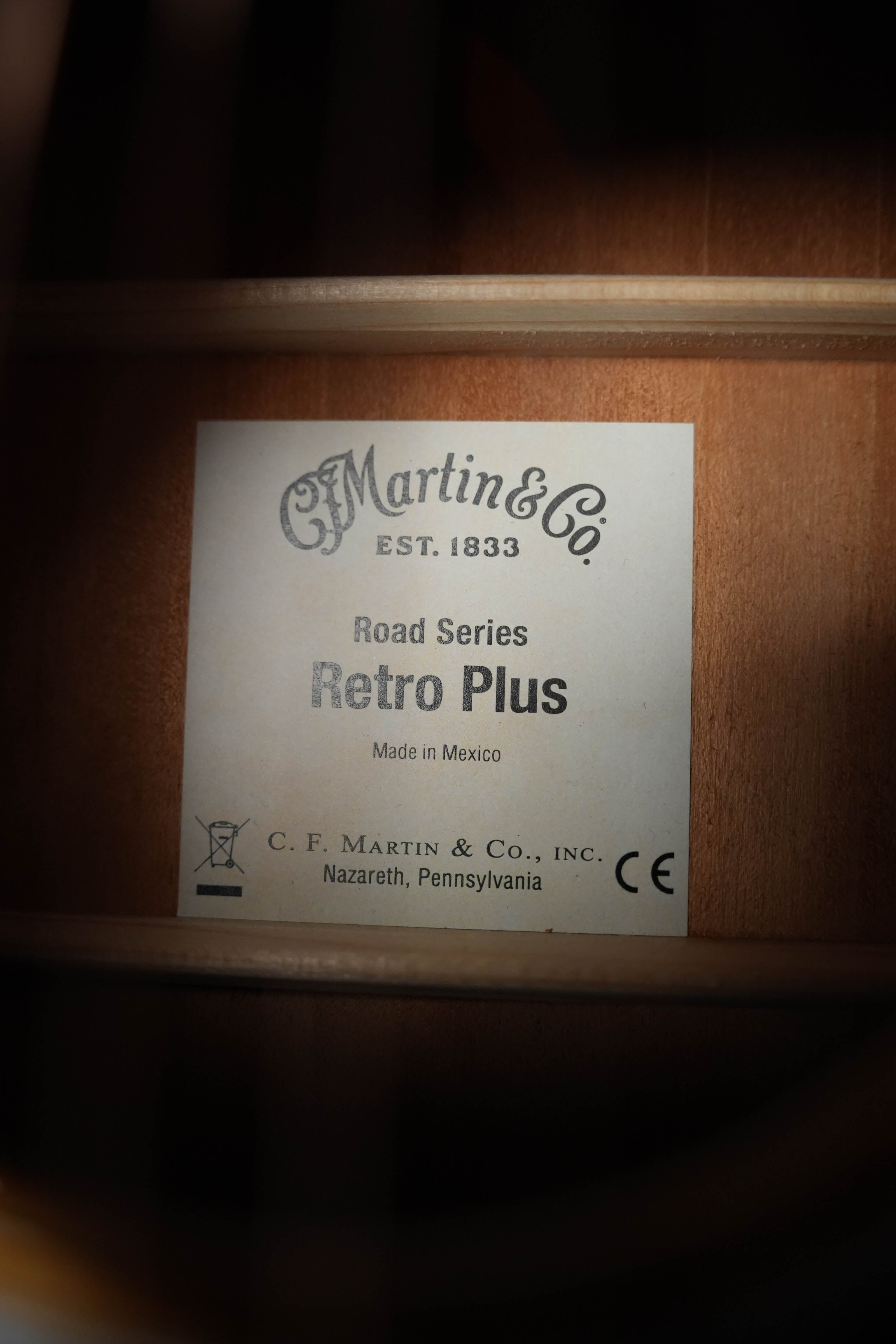 *Dread-Not Certified Used* Martin DE Retro Plus Torrefied Spruce/Mahogany Dreadnought Guitar w/Martin Electronics #0558