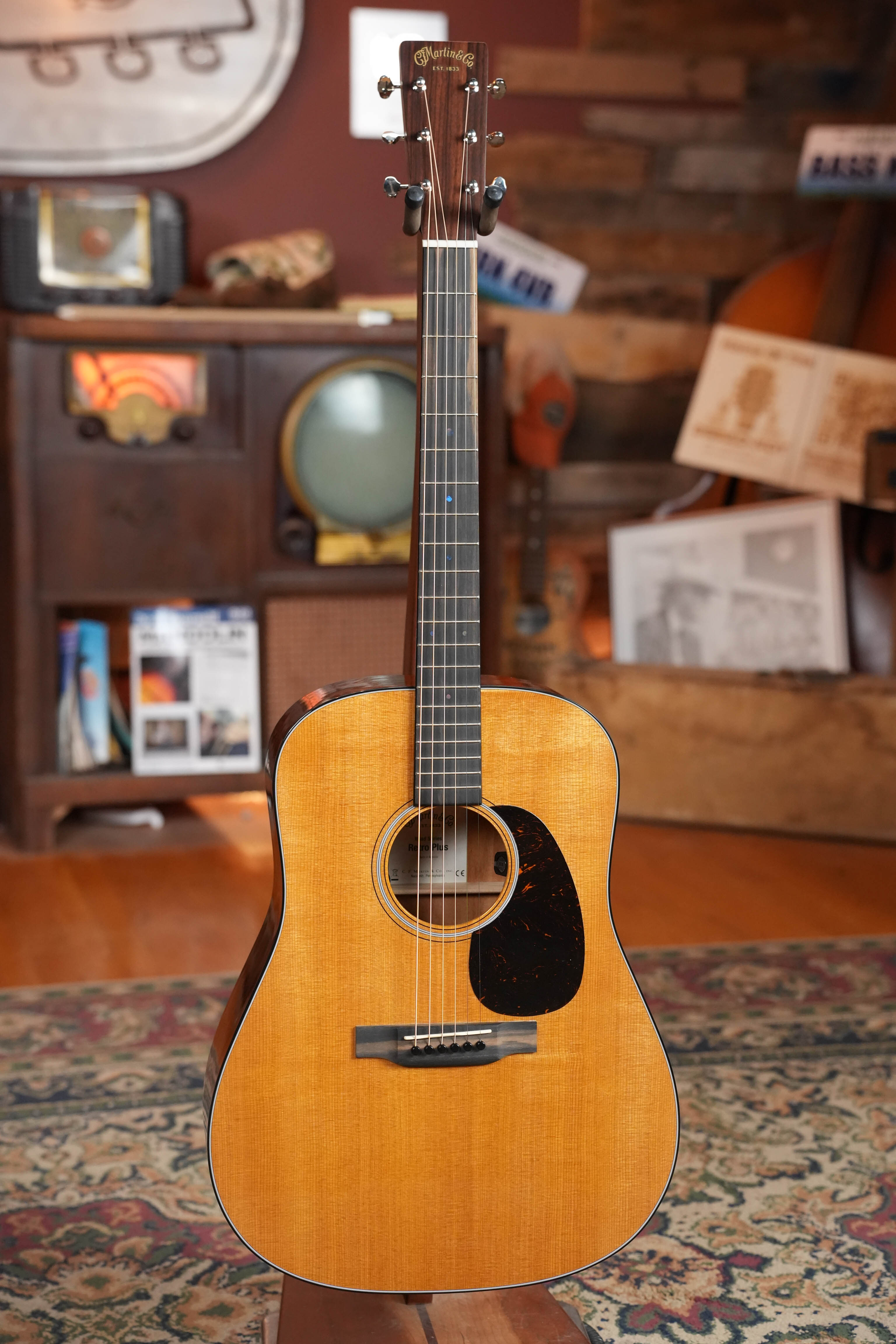 *Dread-Not Certified Used* Martin DE Retro Plus Torrefied Spruce/Mahogany Dreadnought Guitar w/Martin Electronics #0558