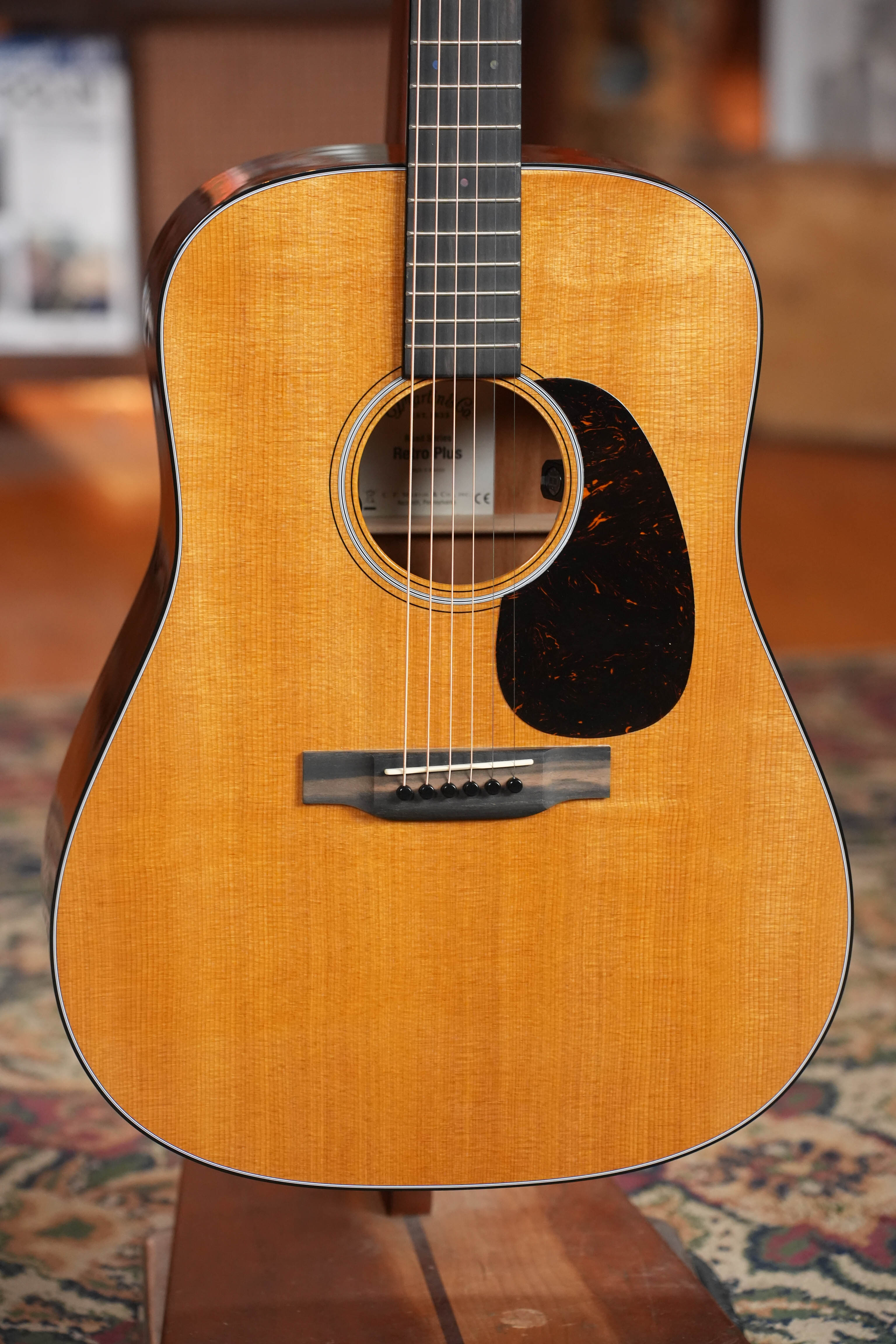 *Dread-Not Certified Used* Martin DE Retro Plus Torrefied Spruce/Mahogany Dreadnought Guitar w/Martin Electronics #0558