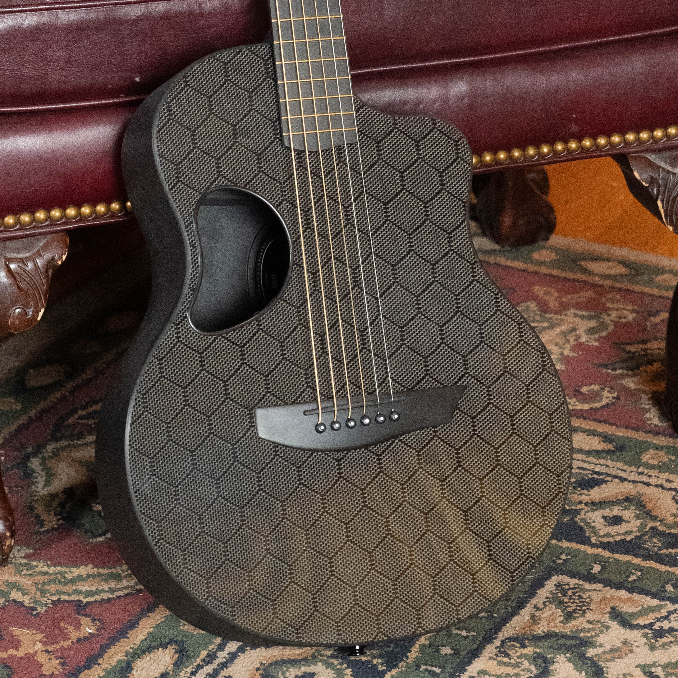 *Dread-Not Certified Used* McPherson Carbon Fiber Touring Series Blackout Honeycomb Guitar w/L.R. Baggs Element Pickup #2106
