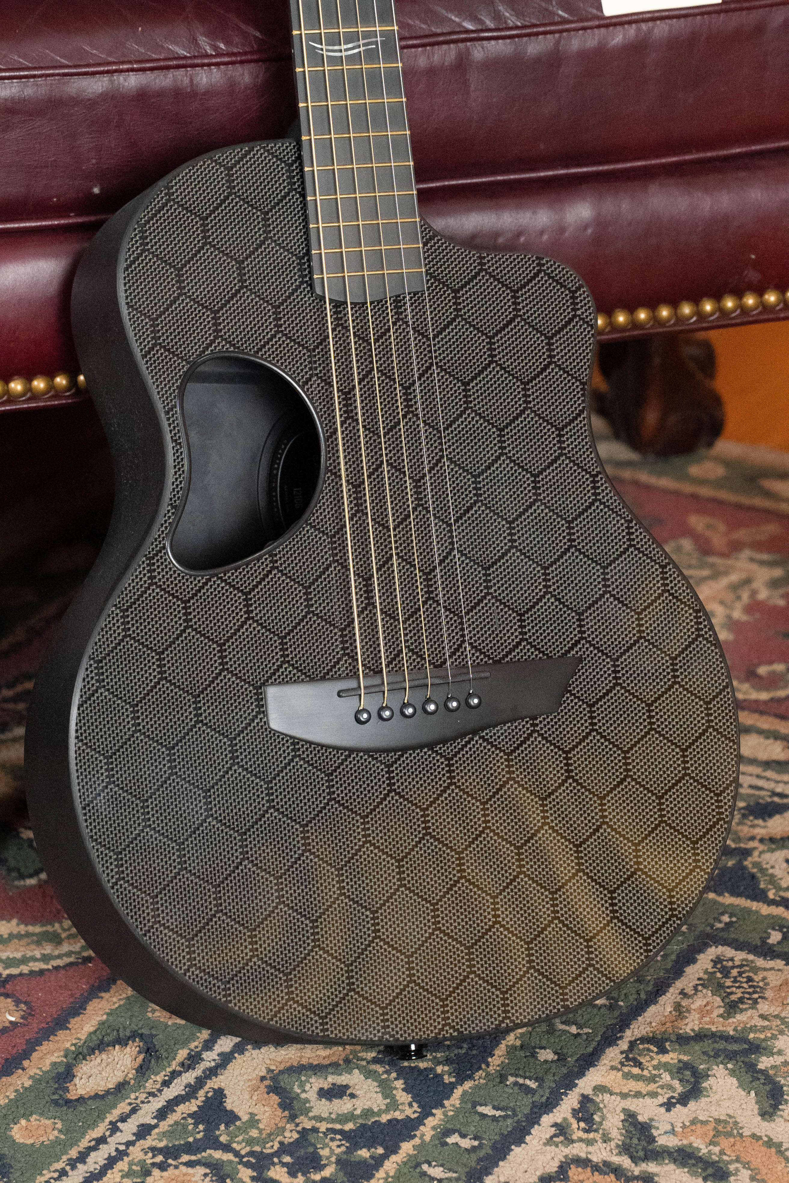 *Dread-Not Certified Used* McPherson Carbon Fiber Touring Series Blackout Honeycomb Guitar w/L.R. Baggs Element Pickup #2106