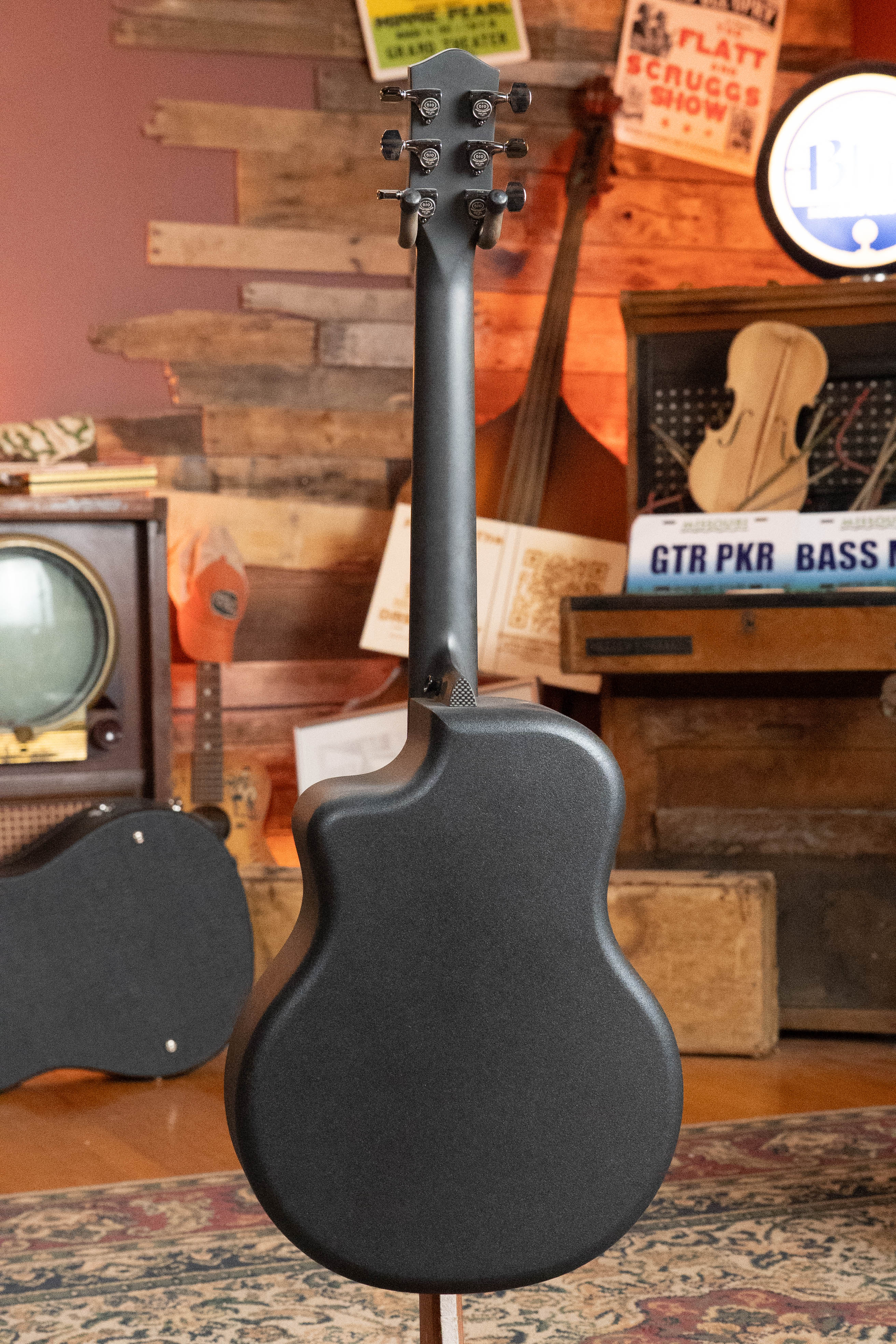 *Dread-Not Certified Used* McPherson Carbon Fiber Touring Series Blackout Honeycomb Guitar w/L.R. Baggs Element Pickup #2106