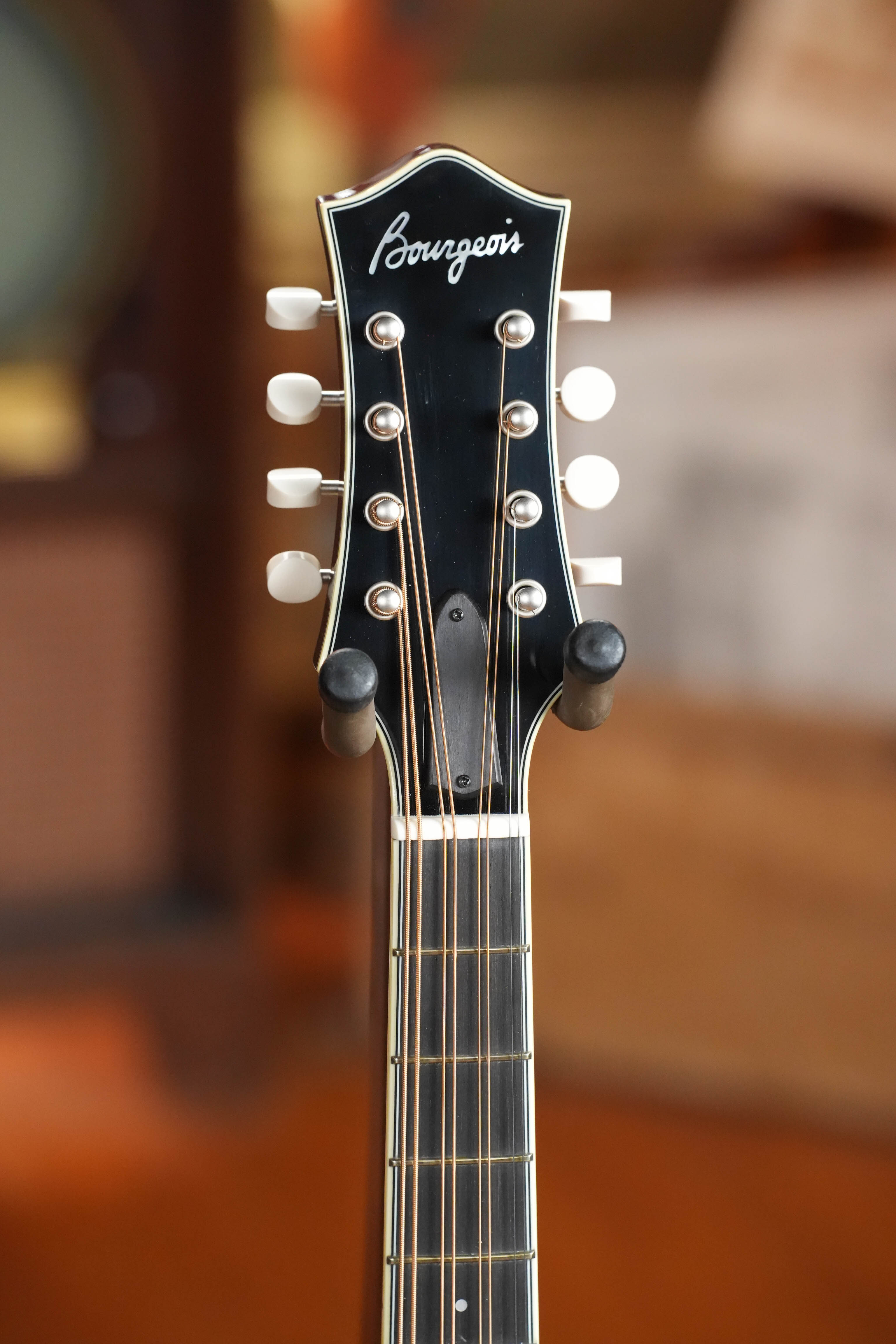 *Dread-Not Certified* Bourgeois M5-O-BT Aged Tone Adirondack/European Curly Maple Black Octave Mandolin #2108