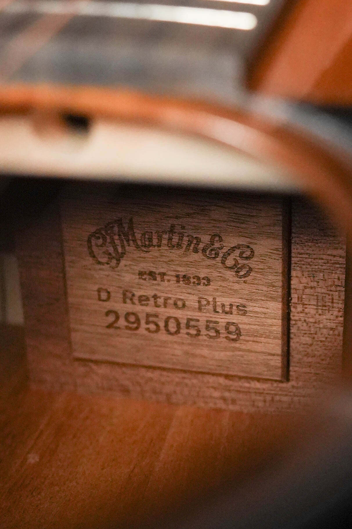 *Dread Not Certified Used* Martin DE Retro Plus Torrefied Spruce/Mahogany Dreadnought Guitar w/Martin Electronics #0559